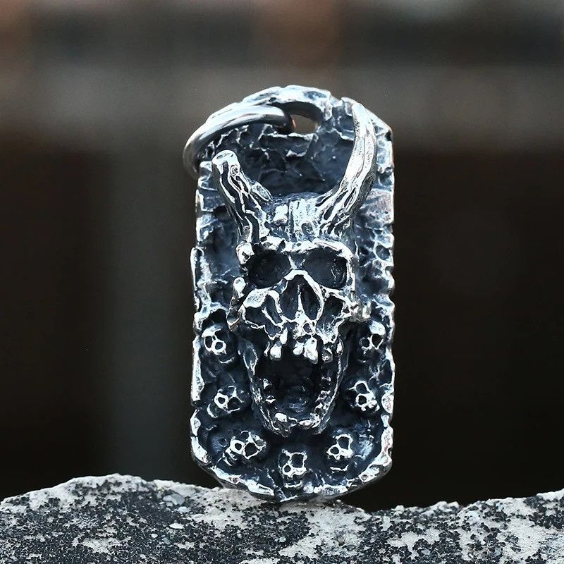 Japanese Brand × Jewelry Rock More Skull Pendant Necklace Size ONE SIZE - 2 Thumbnail