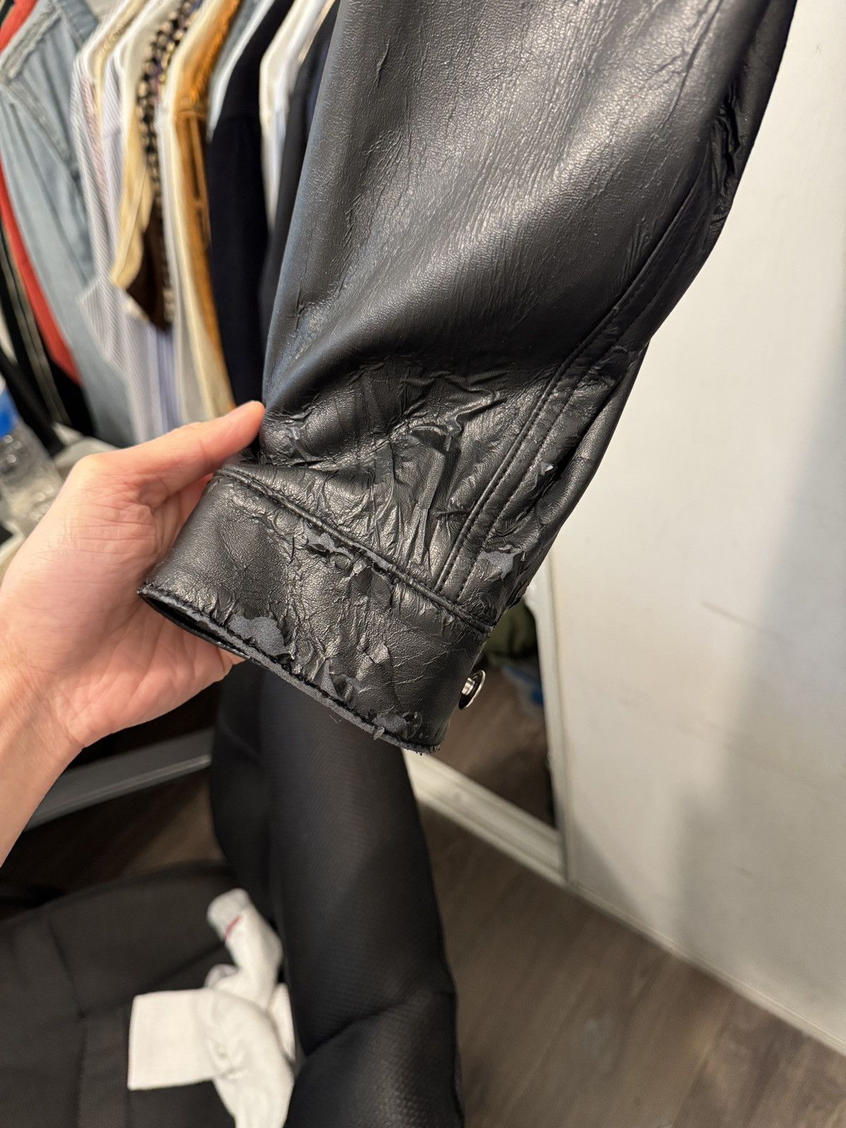 Comme des Garcons Black Comme des garçon black Faux leather jacket Size US M / EU 48-50 / 2 - 5 Thumbnail