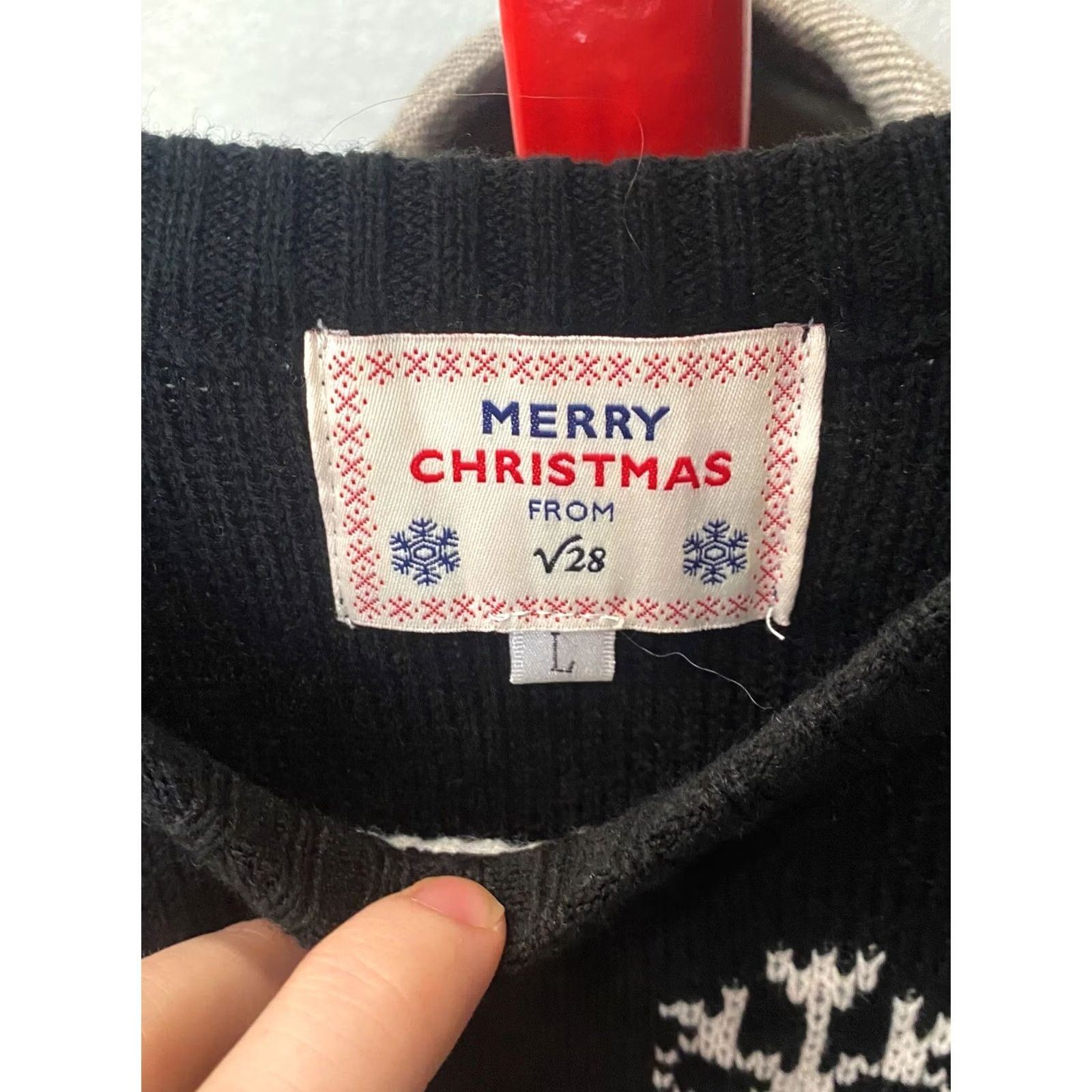 Vintage SWEATER Santa Rudolph Car Christmas Large L Vest Mens Size US L / EU 52-54 / 3 - 5 Thumbnail