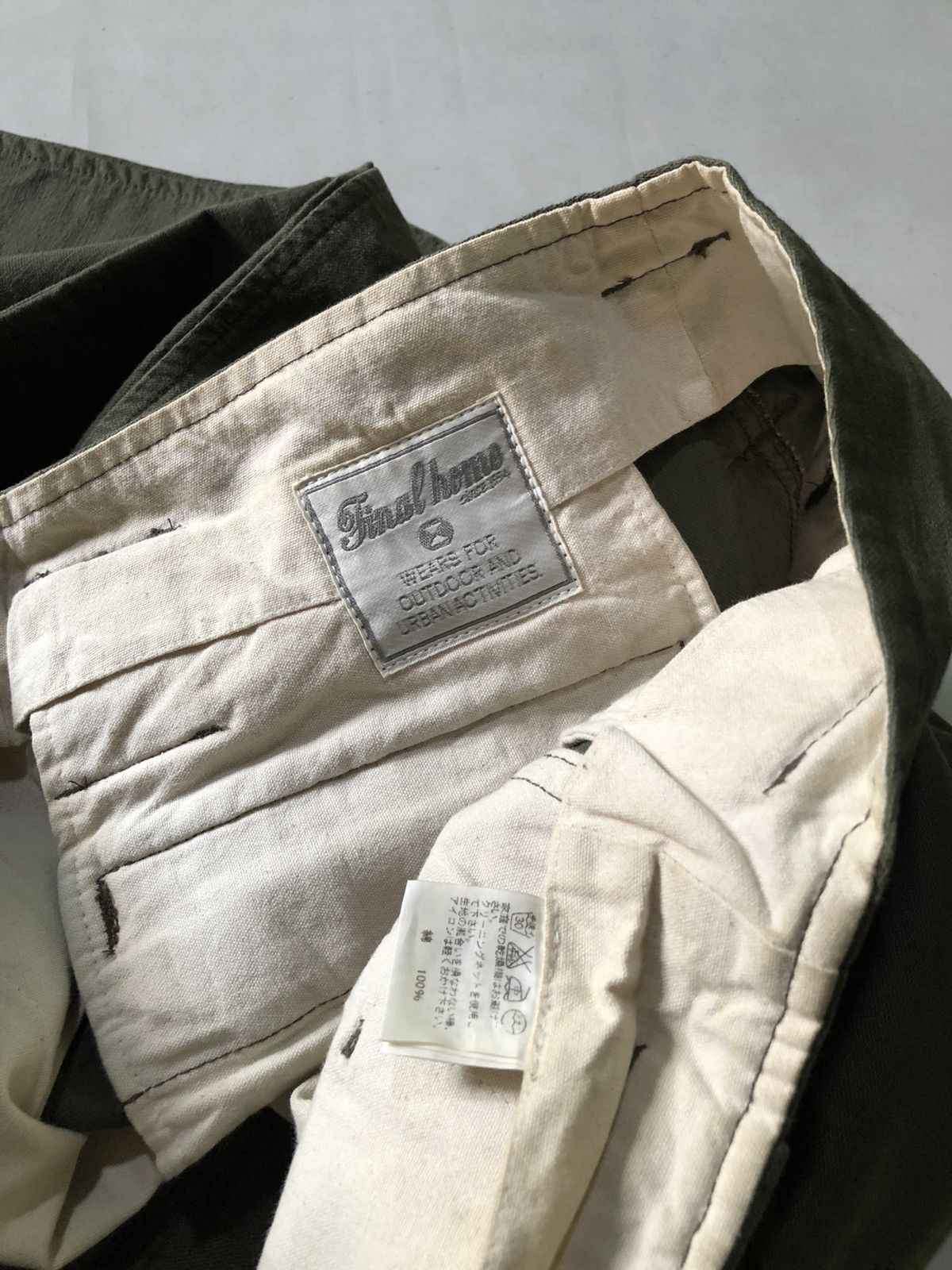 Final Home × Issey Miyake Vintage Military Trouser pants Final Home Size US 33 - 9 Thumbnail