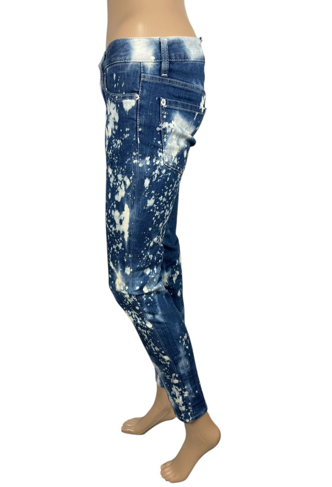 Dsquared2 Dsquared2 Skinny Jeans Ankle Zip Crop Women size 40 Size 27" / US 4 / IT 40 - 4 Thumbnail