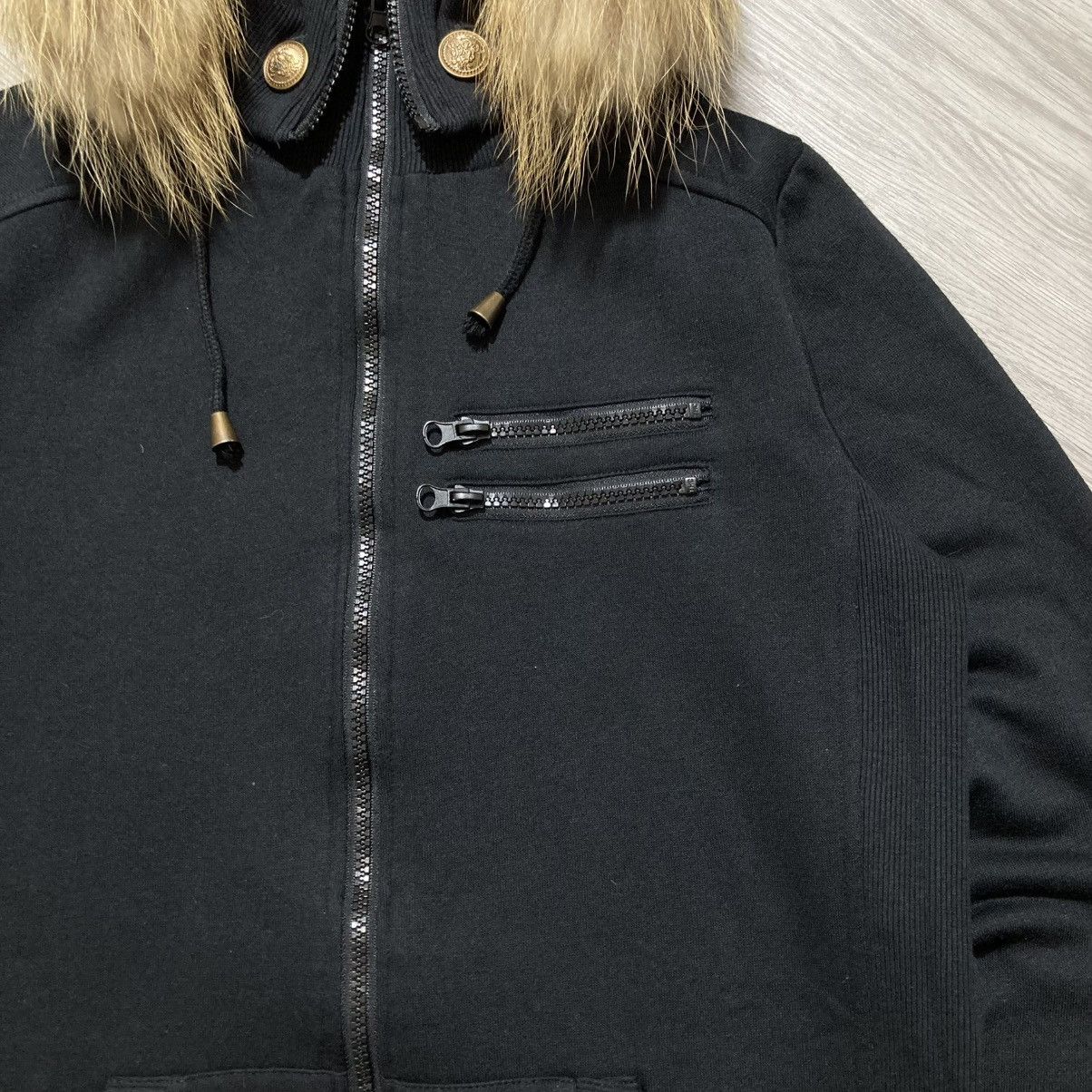14th Addiction 2000s Lorenzo Fur Ziphoodie Black Lgb Punk Gothic Style Size US M / EU 48-50 / 2 - 3 Thumbnail