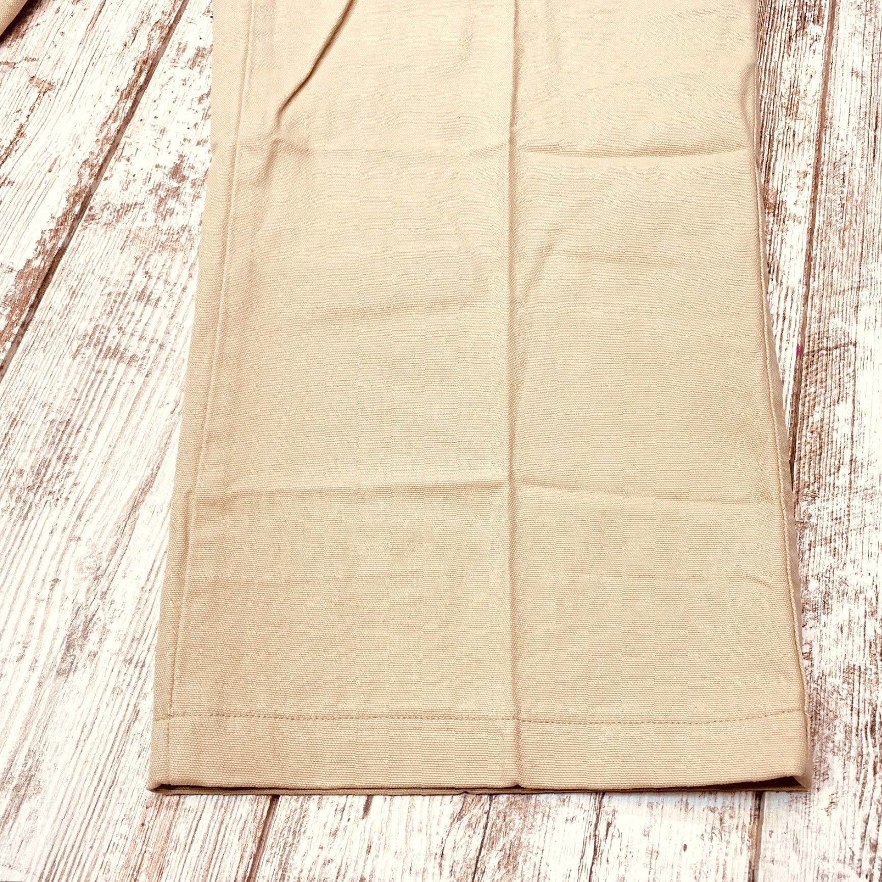 Lands' End Lands End Deck Pants Mens 2XL Beige Canvas Drawstring Elastic Waist Casual 7556 Size US 39 - 4 Thumbnail