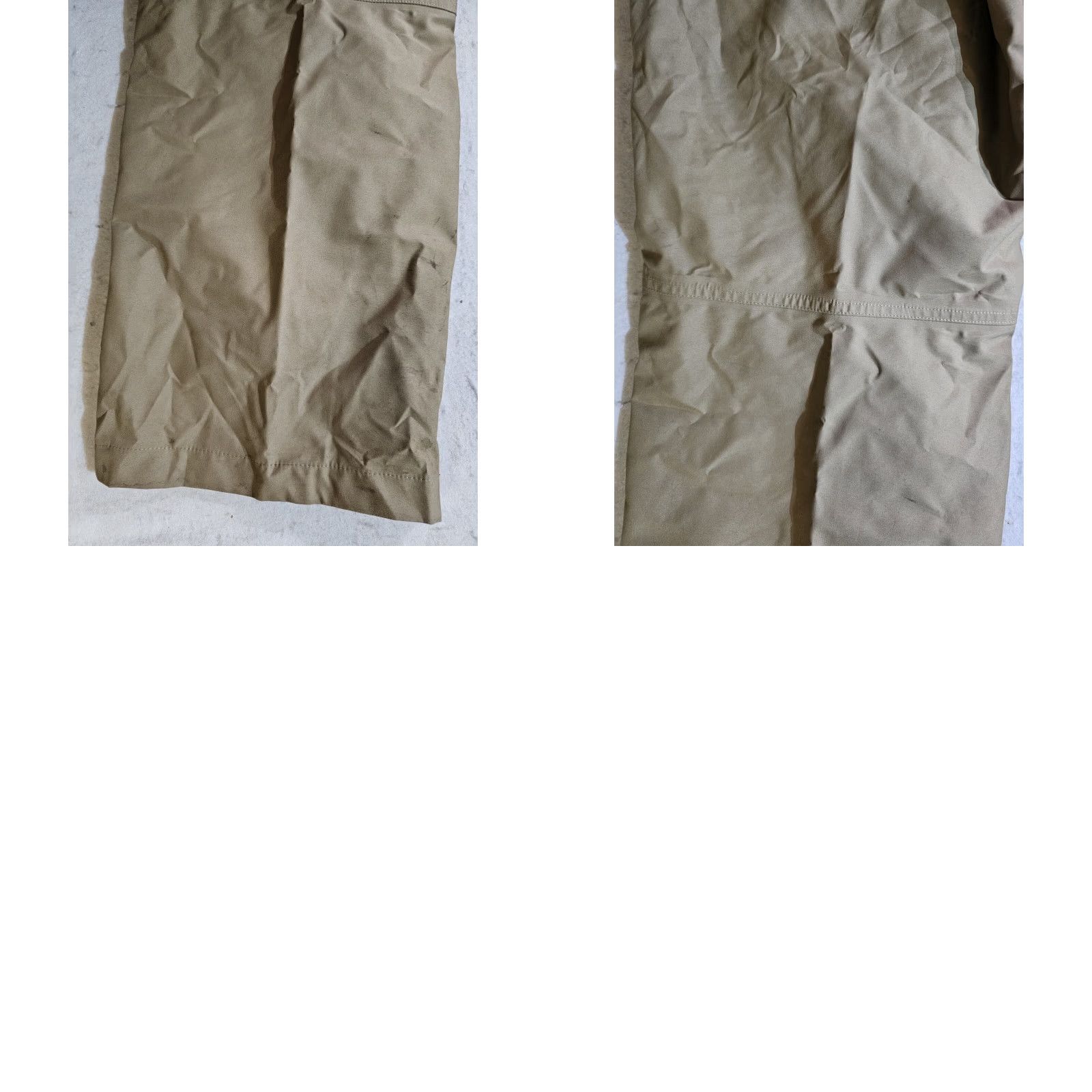 Vintage LL Bean Classic Polyester Hiking Pants Rain Resistant Mens 42x29 Reinforced Beige 5-Pocket Design Moisture Wicking Quick Dry Stretch Size US 42 / EU 58 - 9 Thumbnail
