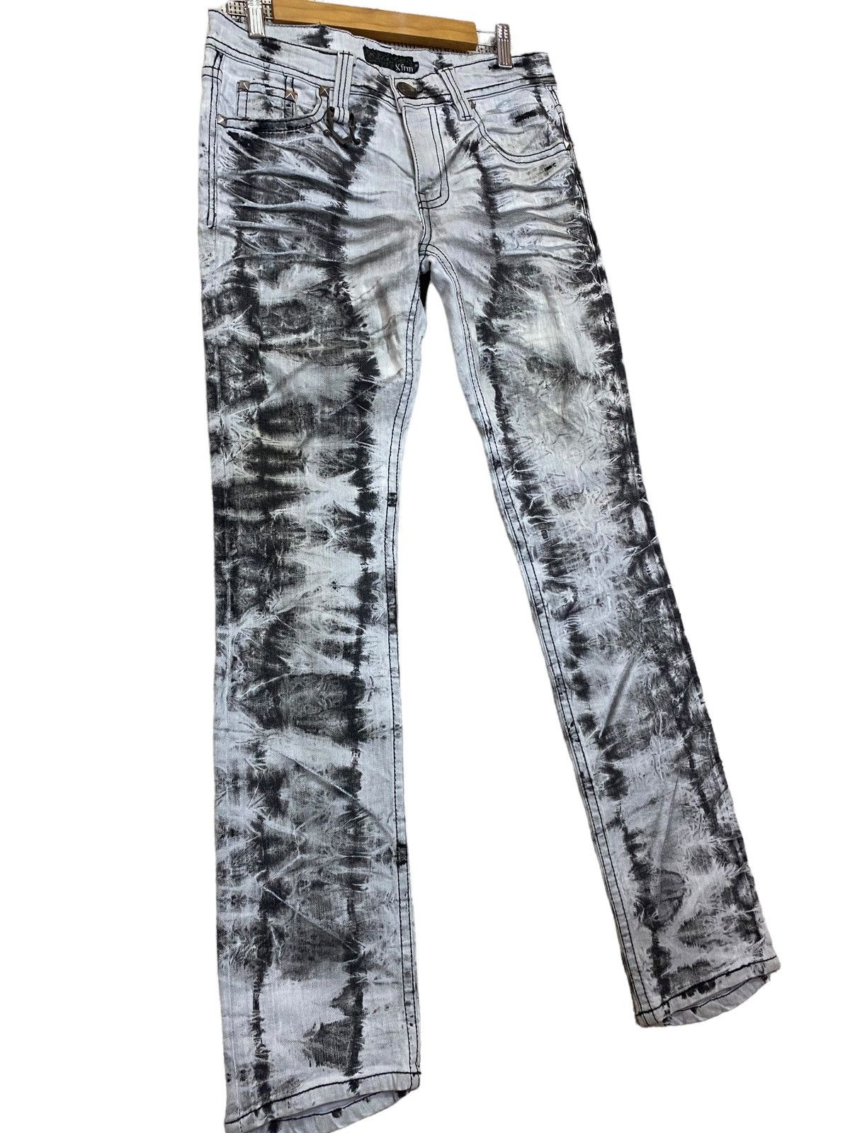 14th Addiction × If Six Was Nine × KMRii Xfirm steampunk denim acid wash very rare Size US 34 / EU 50 - 2 Thumbnail