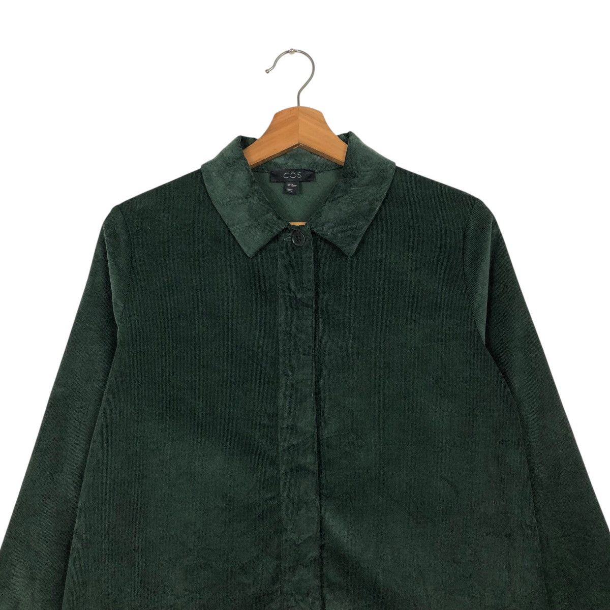 slim fit dress slacks Rory, Maxi Shirtdress, Green Corduroy main image 1