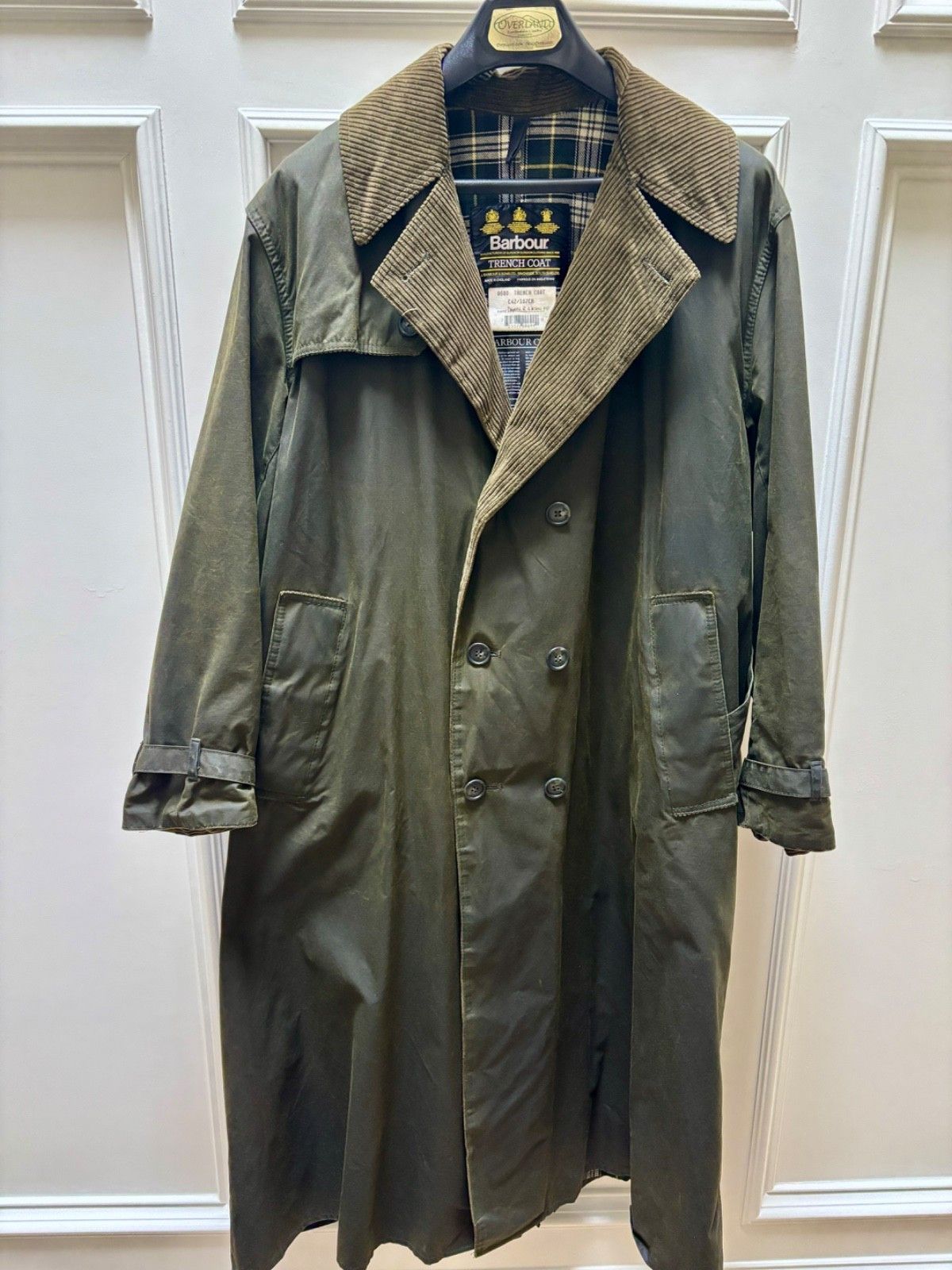 Barbour Limited Edition Vintage '94 A600 Sage Barbour Trench Coat Size US XL / EU 56 / 4 - 7 Thumbnail