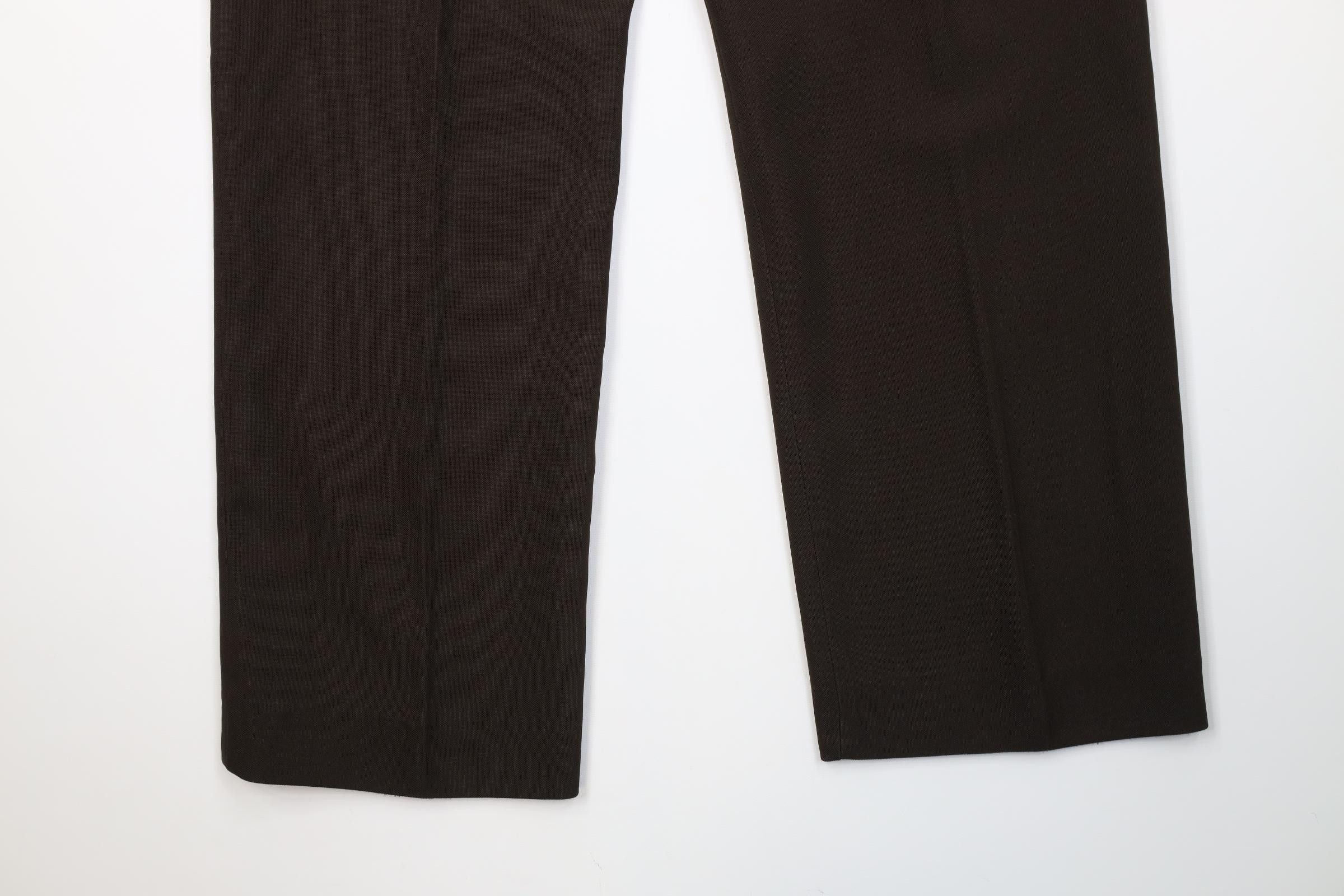 Vintage Vintage 70s Streetwear Flared Wide Leg Chino Pants Brown USA Size US 36 / EU 52 - 11 Thumbnail