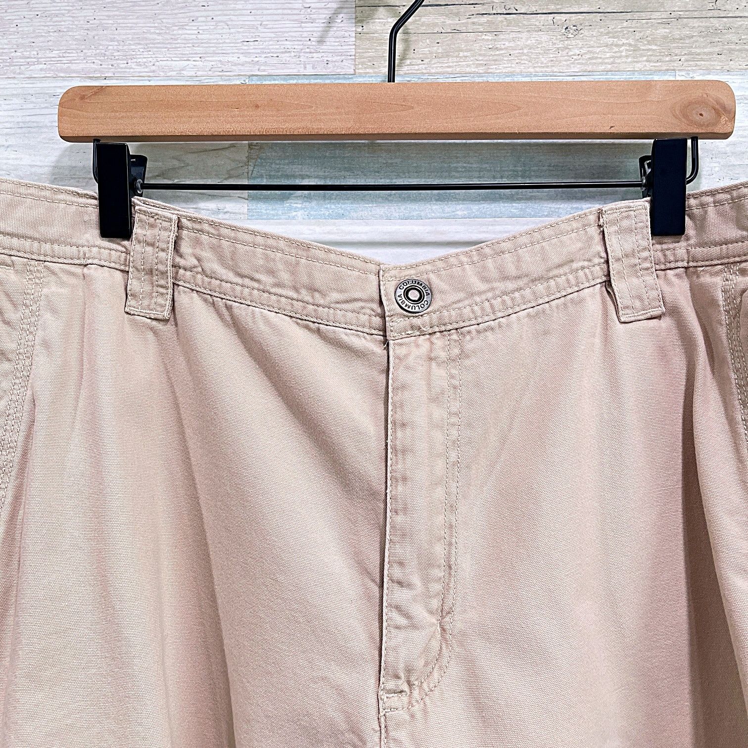 Columbia Columbia 9" Ultimate ROC Cargo Shorts Beige Cotton Hiking 40 Size US 40 / EU 56 - 2 Thumbnail