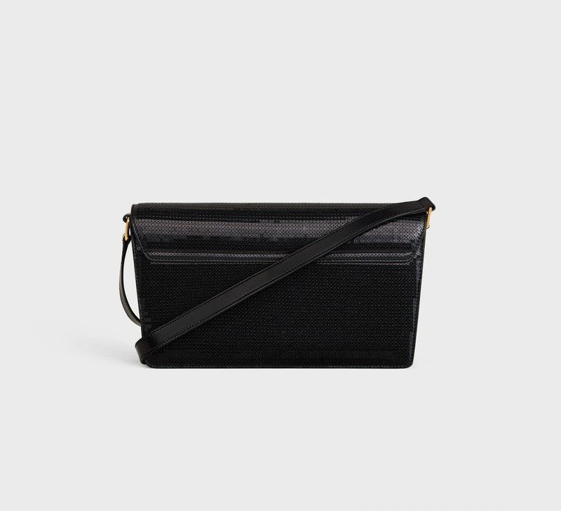 Celine o1bcso1str1024 Size: OS / Leather Handbag in Black Size ONE SIZE - 3 Thumbnail