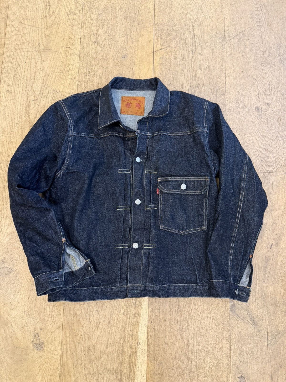 Full Count & Co. Fullcount Type 1 Denim Jacket 2107XXW Size 40 Size US L / EU 52-54 / 3 - 1 Thumbnail