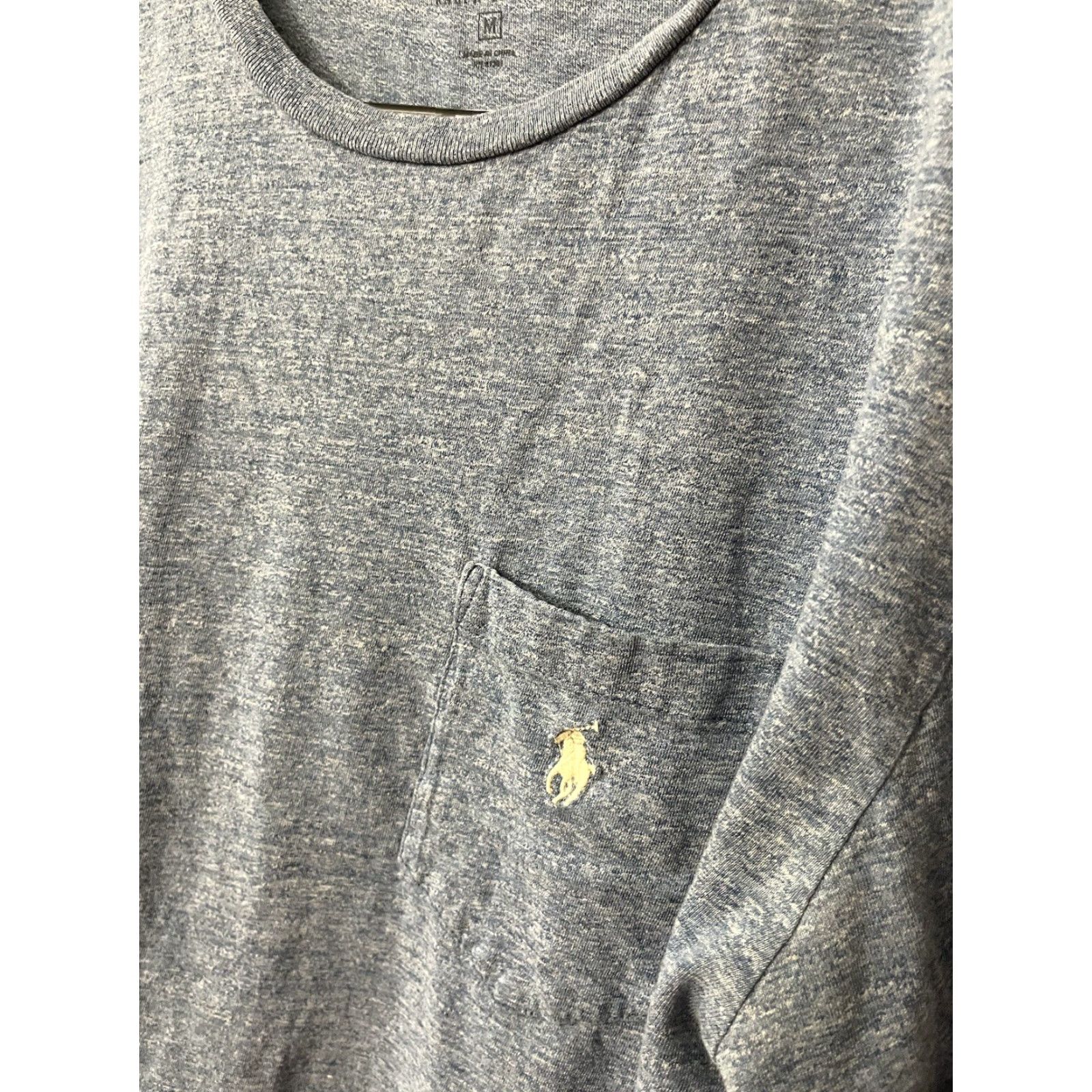 Polo Ralph Lauren Polo Ralph Lauren Tee Polo Ralph Lauren Shirt Men Blue Crew Neck Long Sleeve Cotton Medium IDK Size US M / EU 48-50 / 2 - 4 Thumbnail