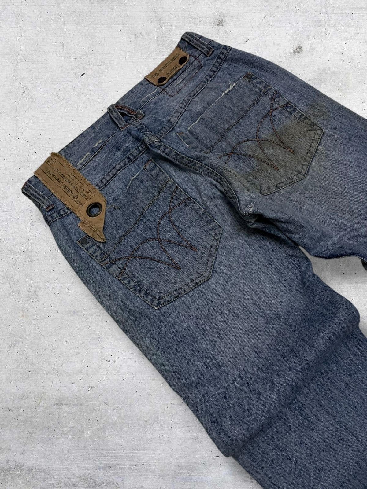 Japanese Brand VINTAGE TOUGH OG JAPAN CRAFTED RARE FIND SERIAL KILLER DENIM Size US 34 / EU 50 - 15 Thumbnail