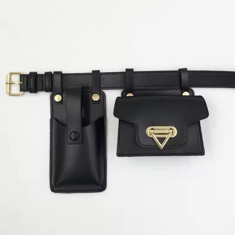 Japanese Brand × Vintage waist bag for women punk style 2-piece chest bag Size ONE SIZE - 5 Thumbnail
