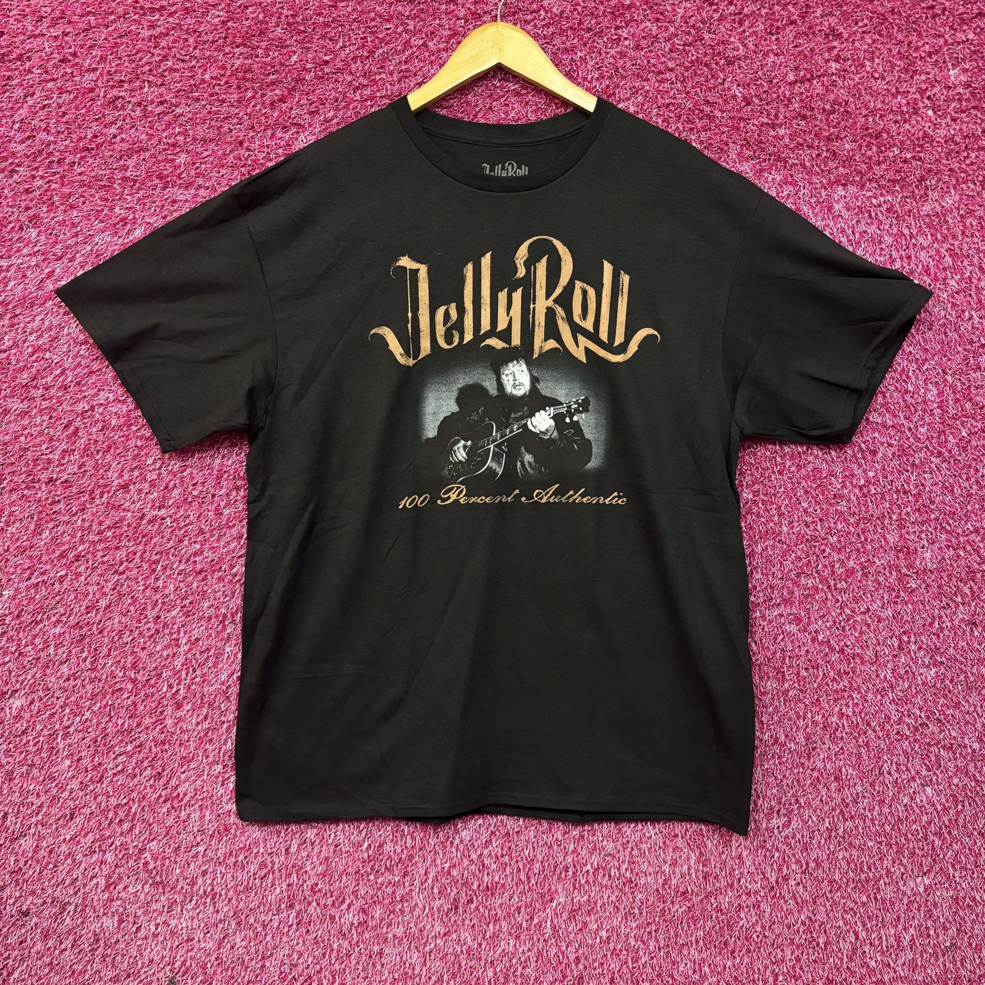 Rap Tees Jelly Roll '100 Percent Authentic' T-Shirt XL Size US XL / EU 56 / 4 - 1 Thumbnail