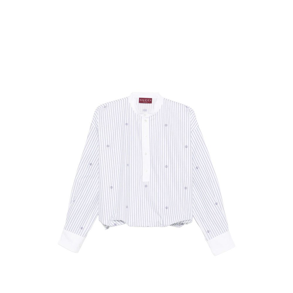 Gucci Gucci WHITE Tops - Blouses Size S / US 4 / IT 40 - 1 Thumbnail