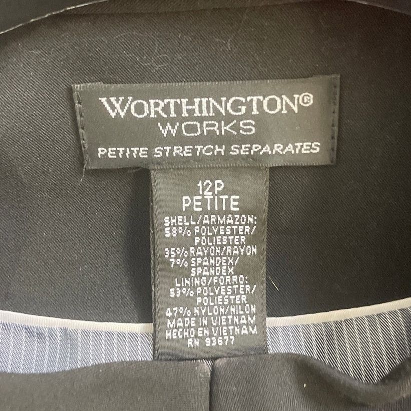 Worthington Worthington Works Womens Size 12 Petite Shoulders Jacket Size XL / US 12-14 / IT 48-50 - 5 Thumbnail