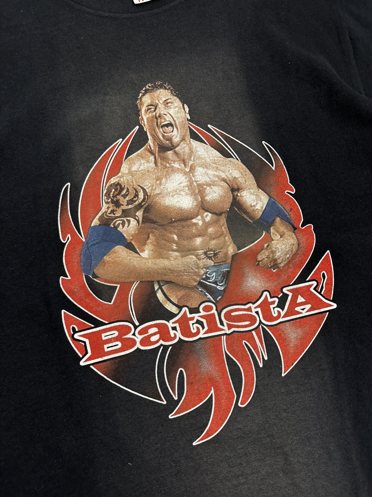 WWE Vintage 00s Batista WWE T-Shirt Size US M / EU 48-50 / 2 - 6 Thumbnail