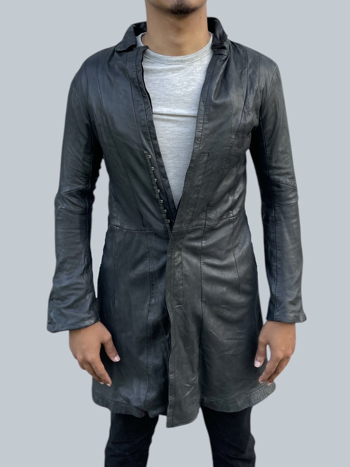 KMRii ケムリ coated leather jacket 【公式通販】
