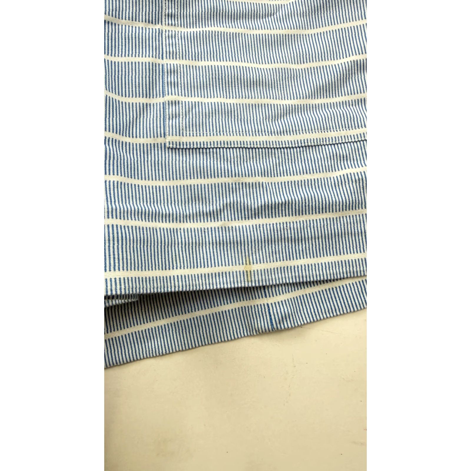 Vintage Kate Spade Saturday Skirt Womens 4 Blue White Stripe Mini Casual Stretch Cotton Size 27" / US 4 / IT 40 - 3 Thumbnail