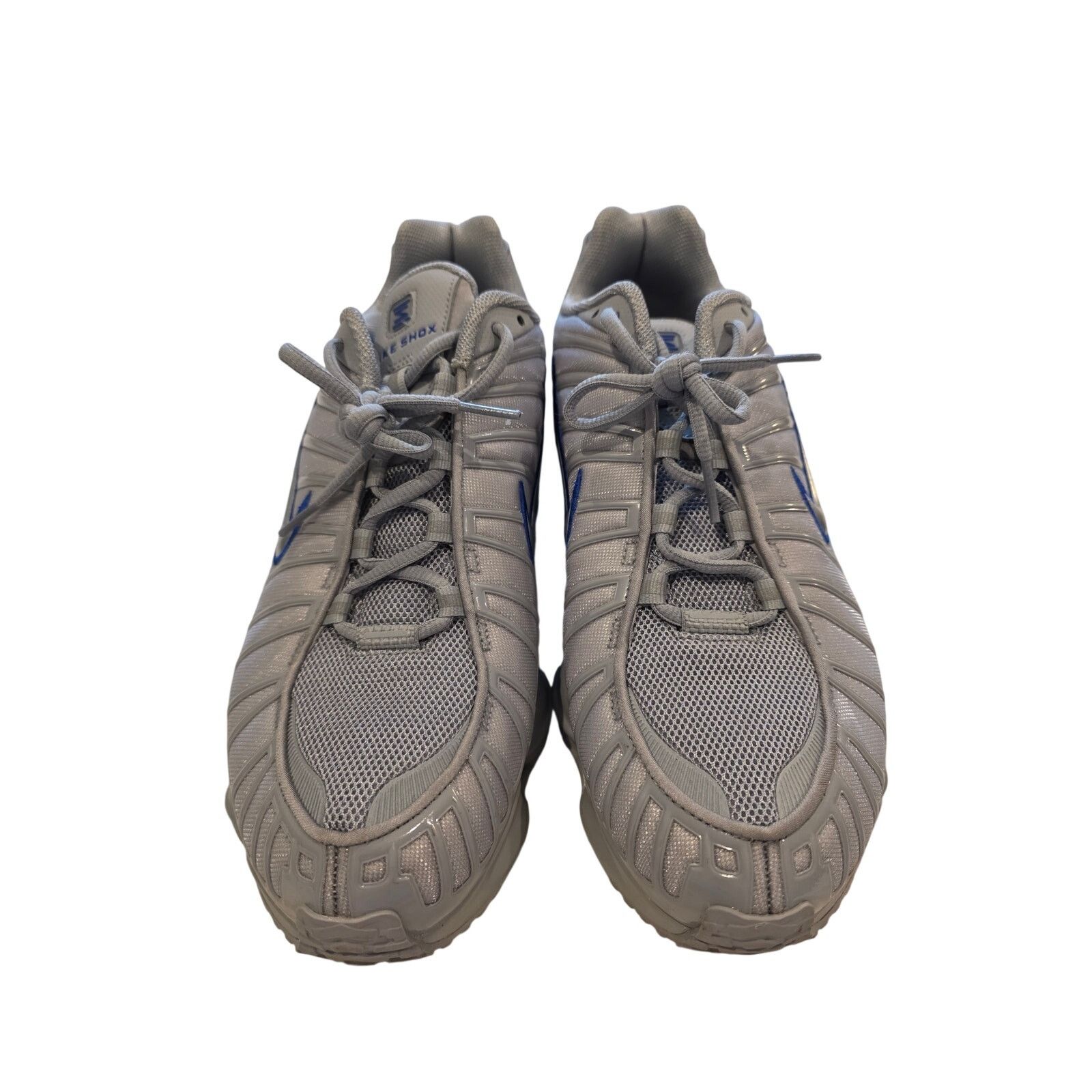 Nike Nike Shox R4 Mens 12 Gray Blue Athletic Running Sneakers Size US 12 / EU 45 - 2 Thumbnail