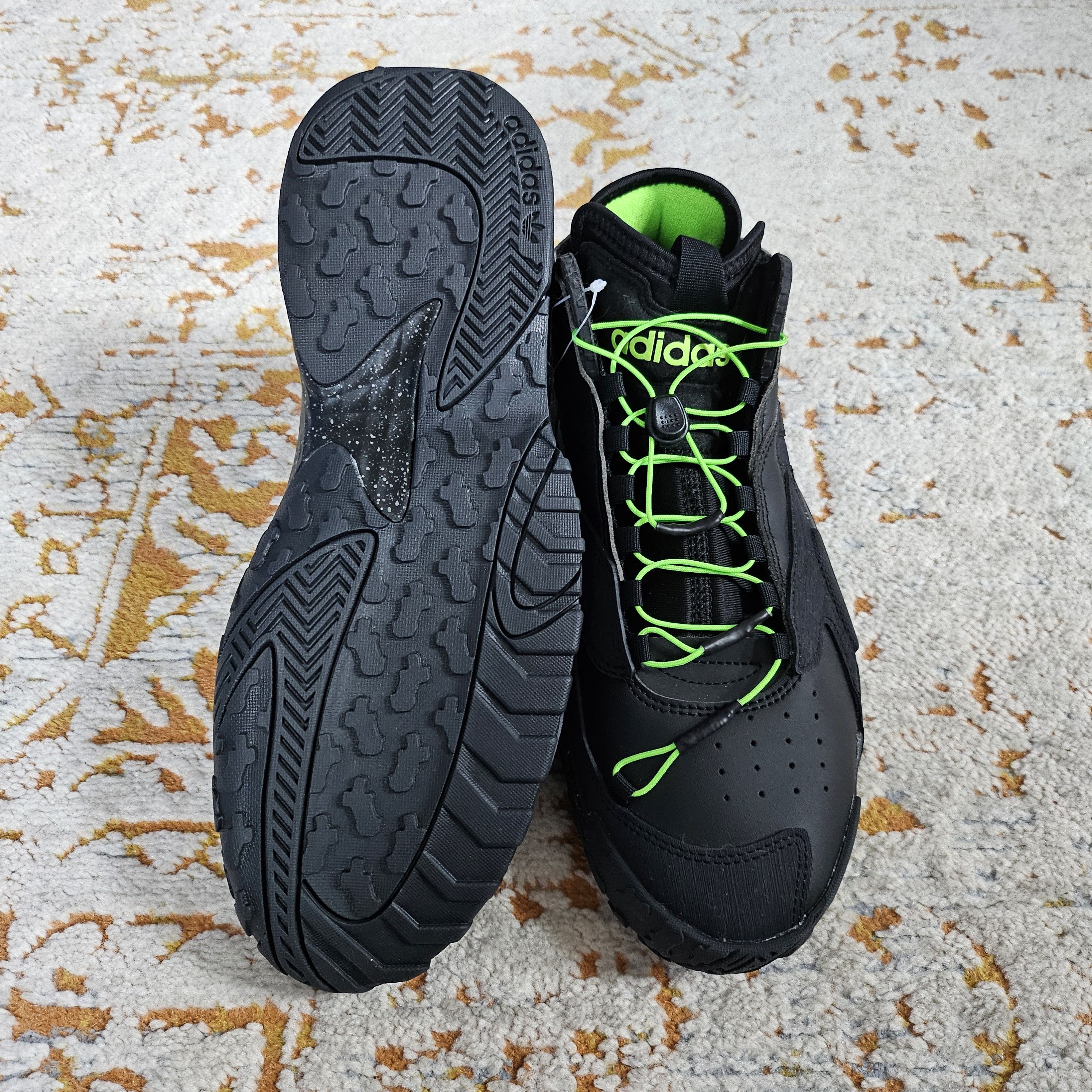 Adidas Streetball "Black Solar Green" Size US 8.5 / EU 41-42 - 7 Thumbnail