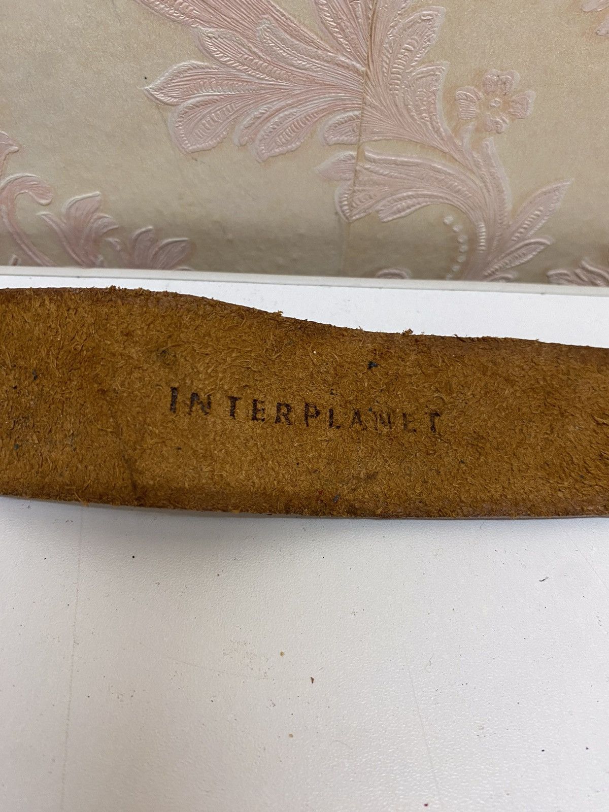 Japanese Brand Interplanet Leather Buckle Belt Size ONE SIZE - 4 Thumbnail