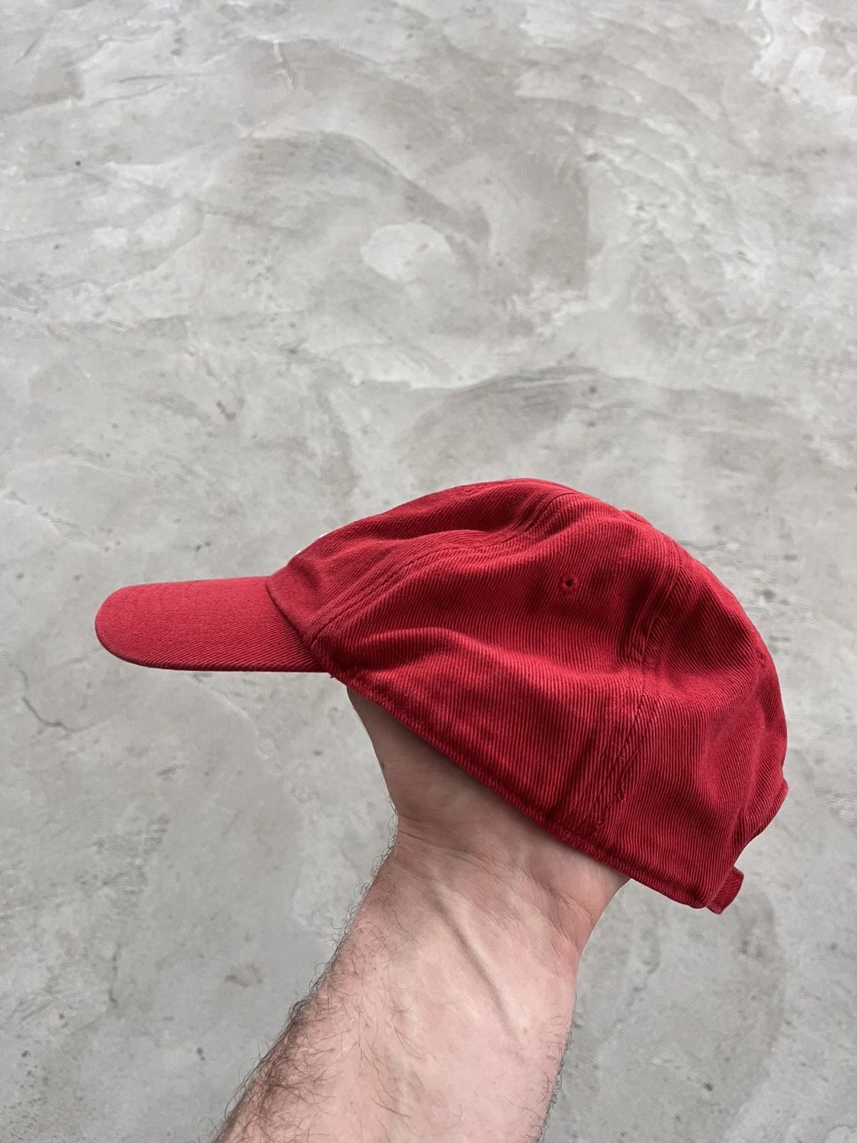 Gap Vintage Gap Red Avantgarde Minimalistic Cap Hat Yeezy style Size ONE SIZE - 6 Thumbnail