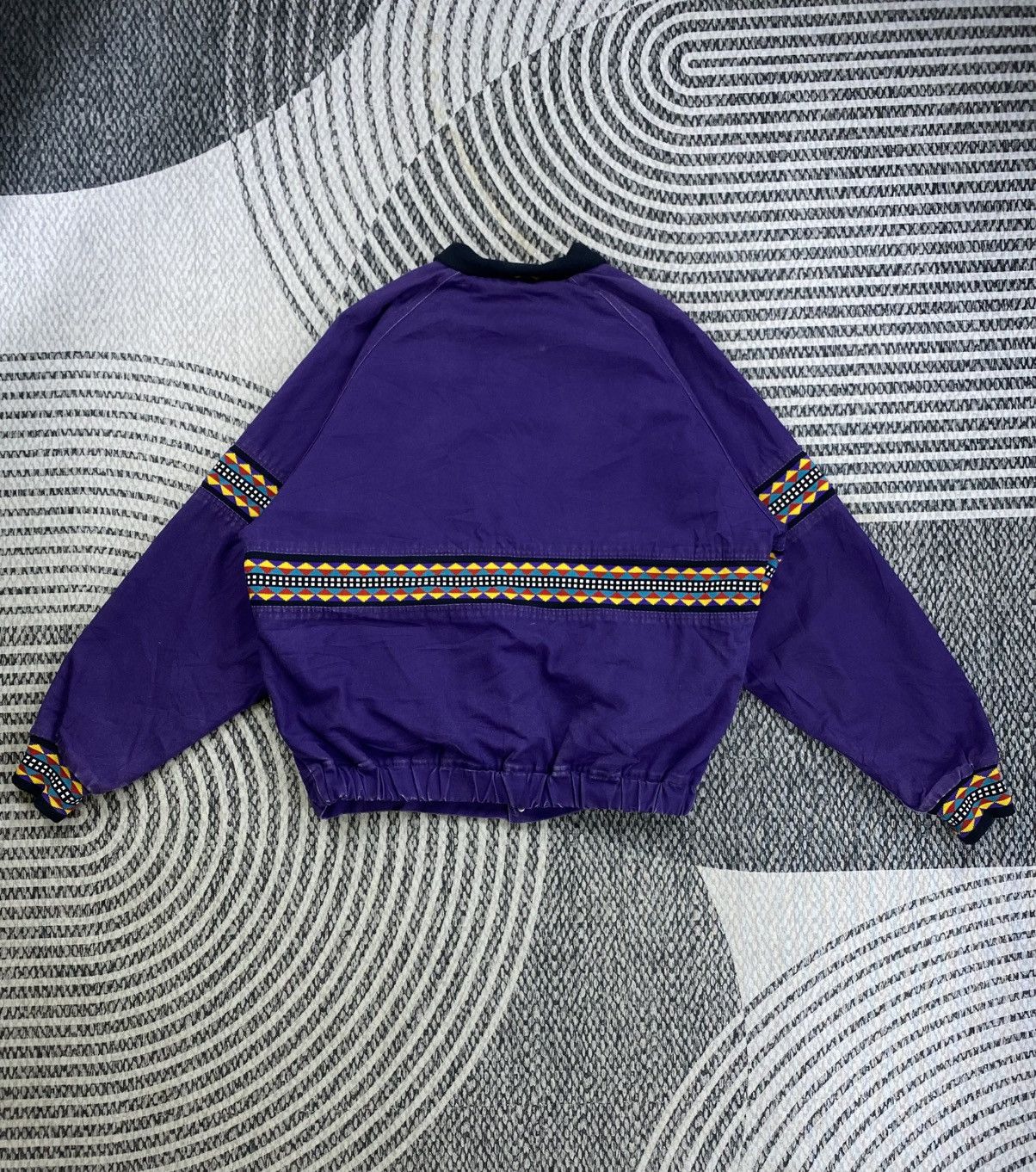 Carhartt Vintage 90s Liberty Carhartt Aztec Pattern Bomber Jacket Size US L / EU 52-54 / 3 - 3 Thumbnail