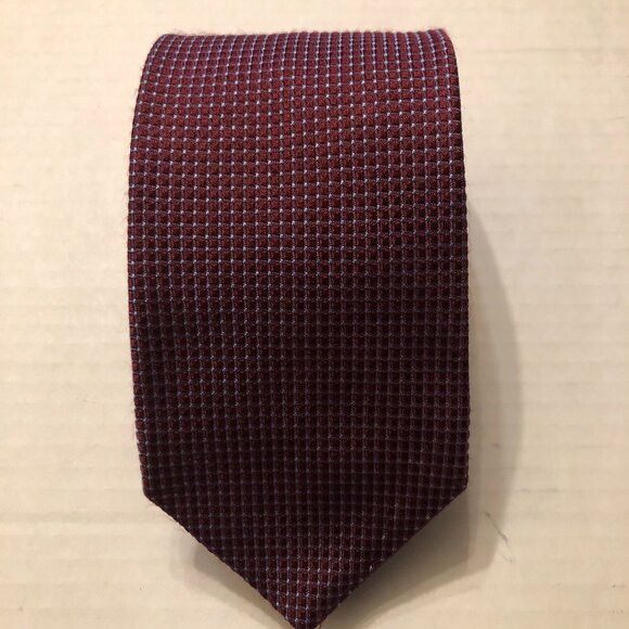 Brooks Brothers BROOKS BROTHERS MEN'S NEW BURGUNDY SILK TIE 3 1/4" X 59" Size ONE SIZE - 1 Thumbnail