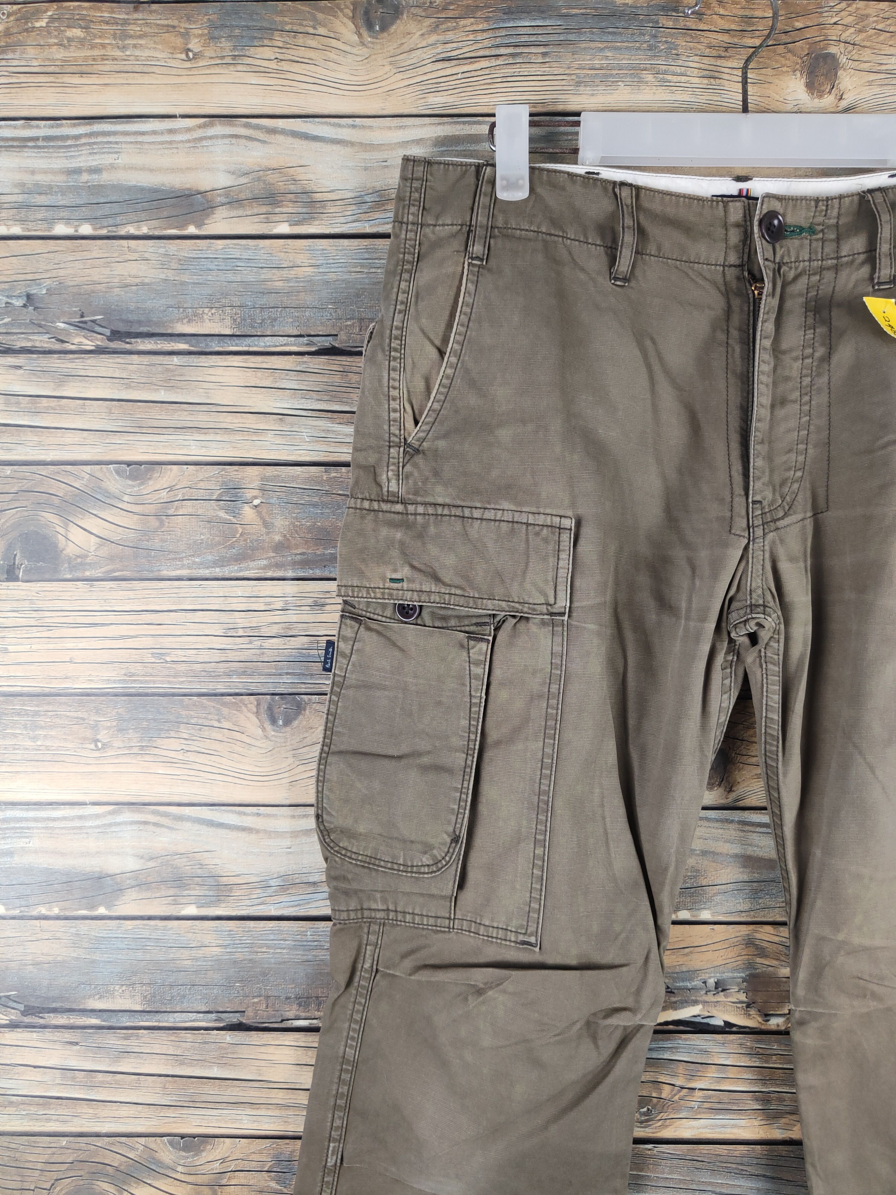 Paul Smith DL Paul Smith Beige Multipocket Cargo Pants #2431 Size US 31 - 3 Thumbnail