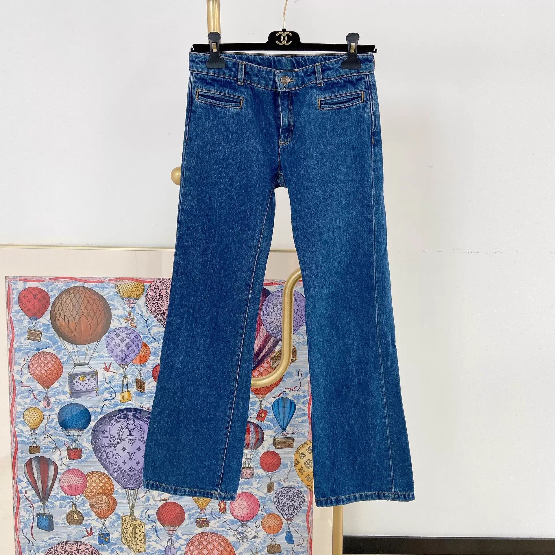 Other Bonpoint Blue Straight Leg Jeans 14A Size 25" / US 0 / IT 36 - 1 Thumbnail