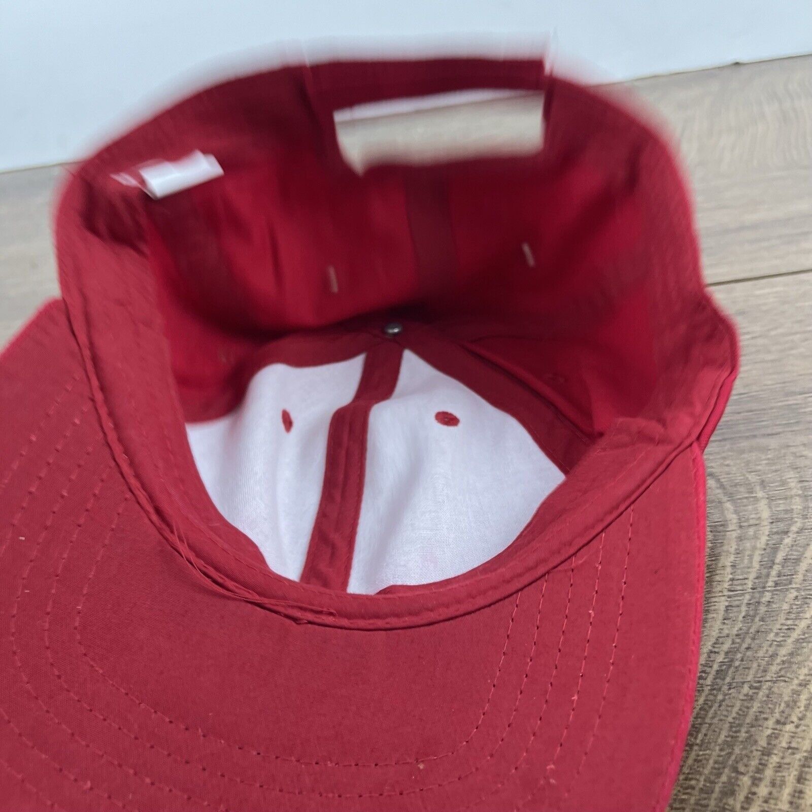 Other Plain Red Baseball Hat Red Hat Adjustable Hat Red Adult Hat Size ONE SIZE - 12 Thumbnail