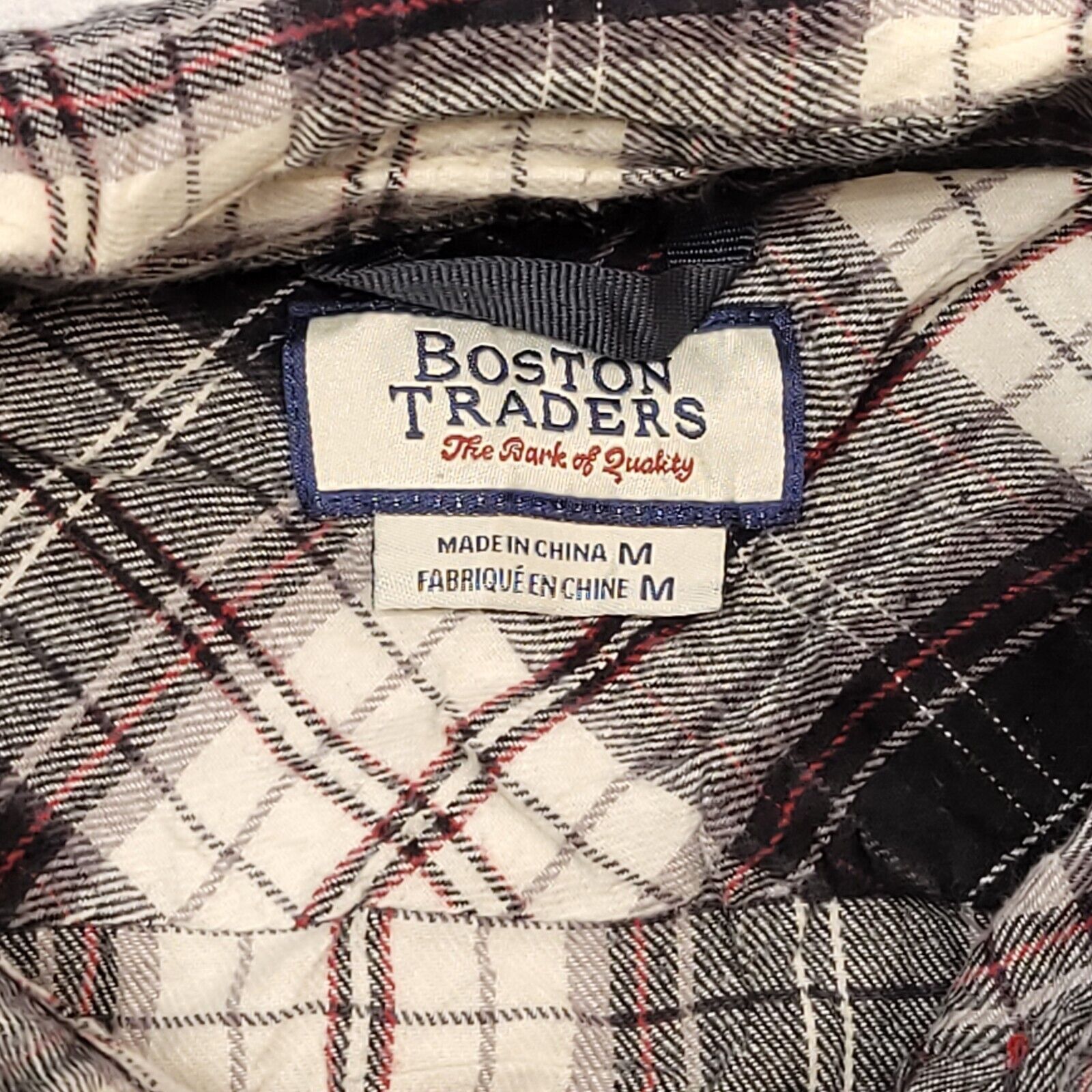Boston Traders Boston Traders Tartan Flannel Shirt Mens Size Medium M Black Size US M / EU 48-50 / 2 - 3 Thumbnail
