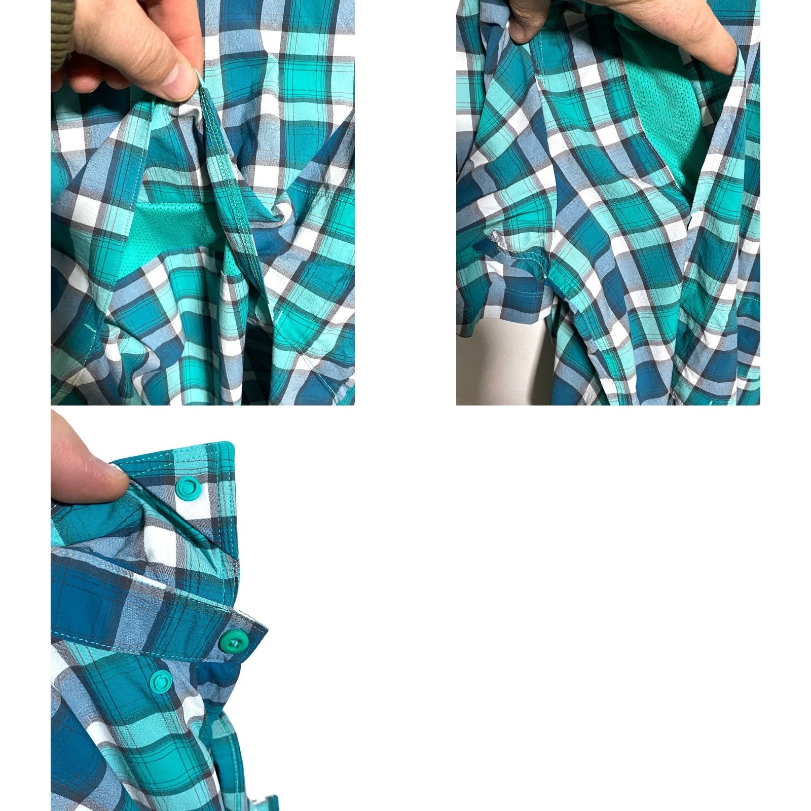Under Armour Under Armour Blue Plaid Button Shirt Mens XXL Vented Outdoor Gorpcore Shirt Size US XXL / EU 58 / 5 - 8 Thumbnail