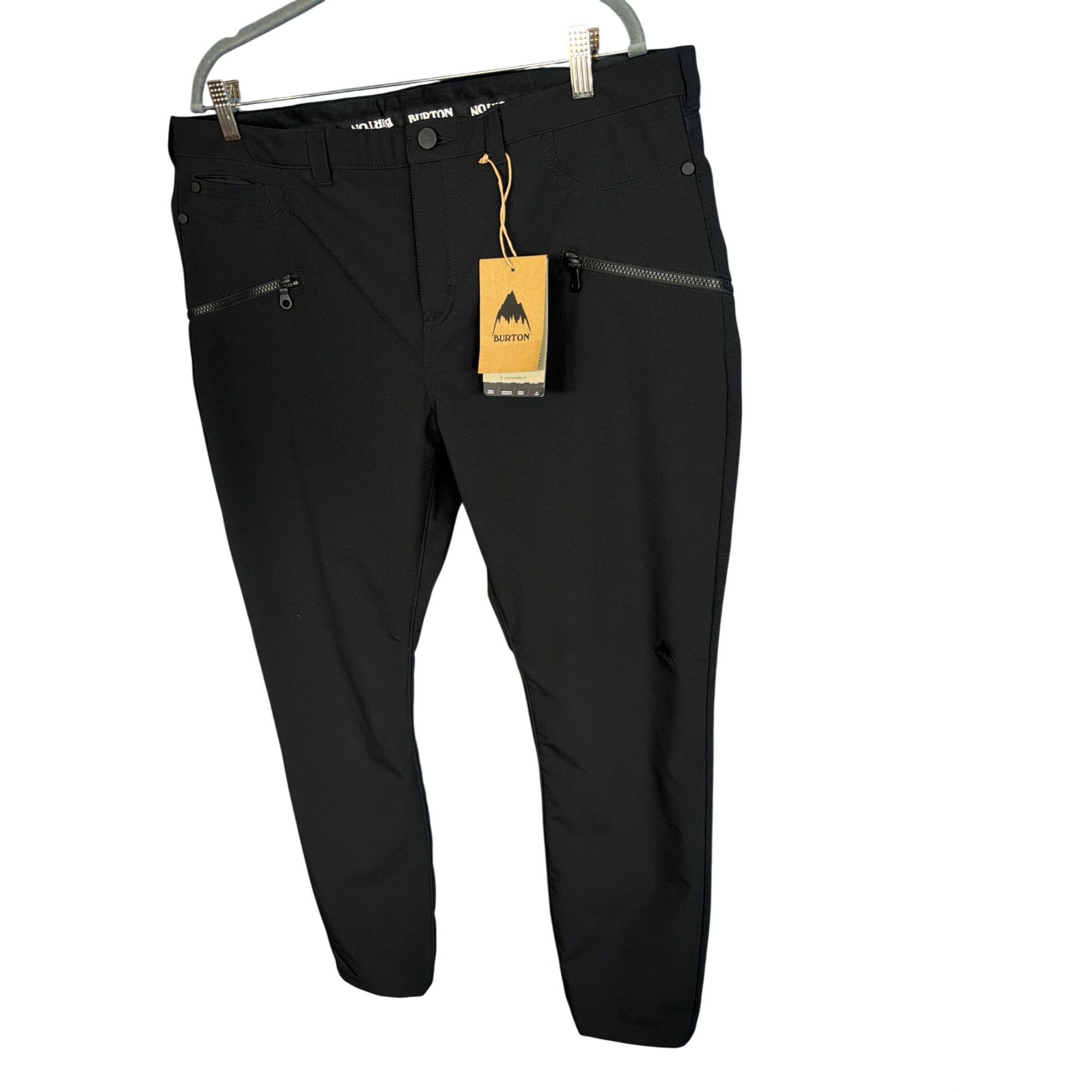 Burton NWT Women's Burton XL Ivy Under-Boot Snowboard Pants Black M Size 38" / US 16 / IT 52 - 2 Thumbnail