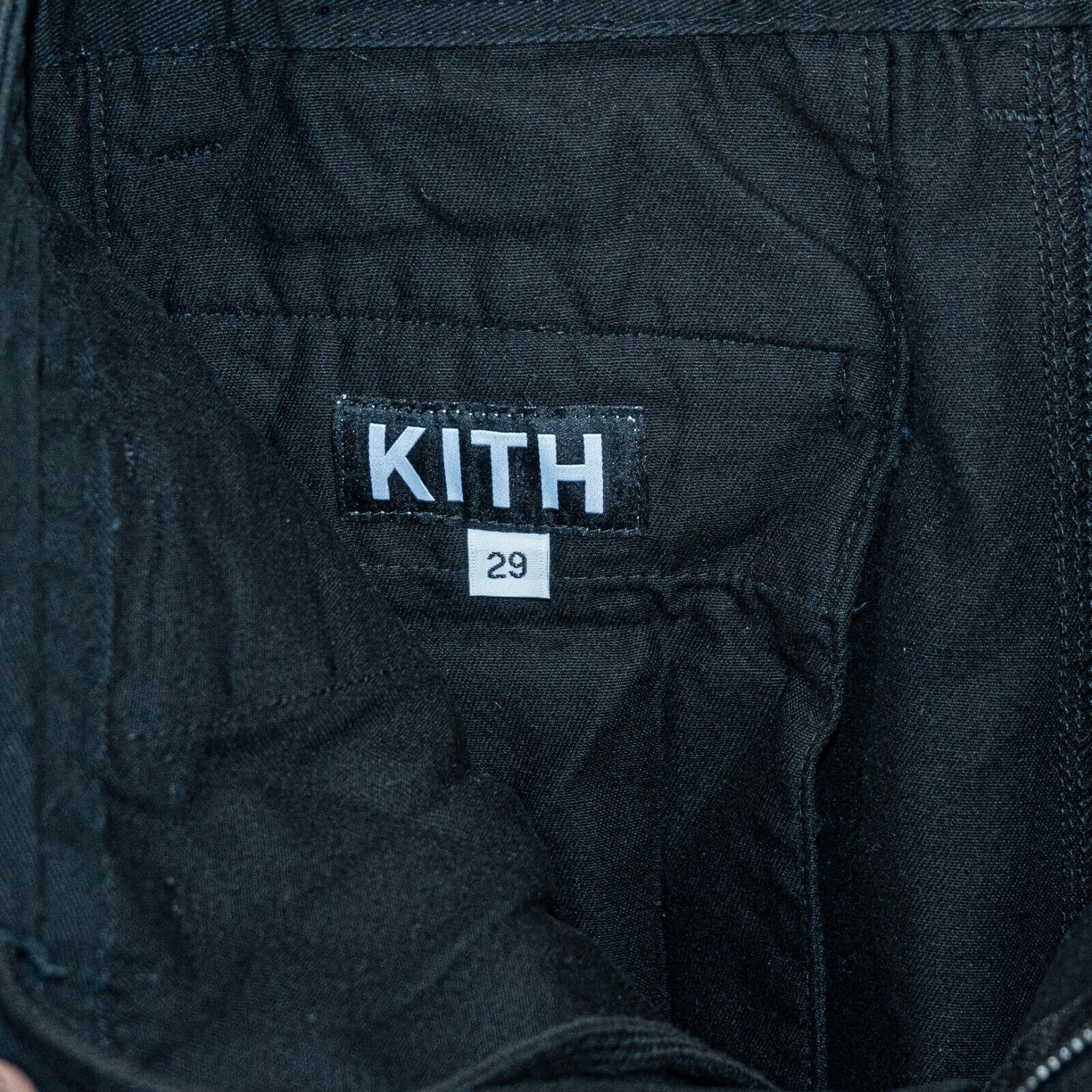 Kith KITH NYC Men's Black jogger Pants inside drawstring size 29 Size US 29 - 2 Thumbnail