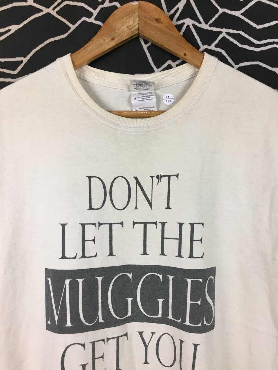 Vintage Harry Potter Don't Let The Muggles Get You Down Quote Tee Size US M / EU 48-50 / 2 - 3 Thumbnail