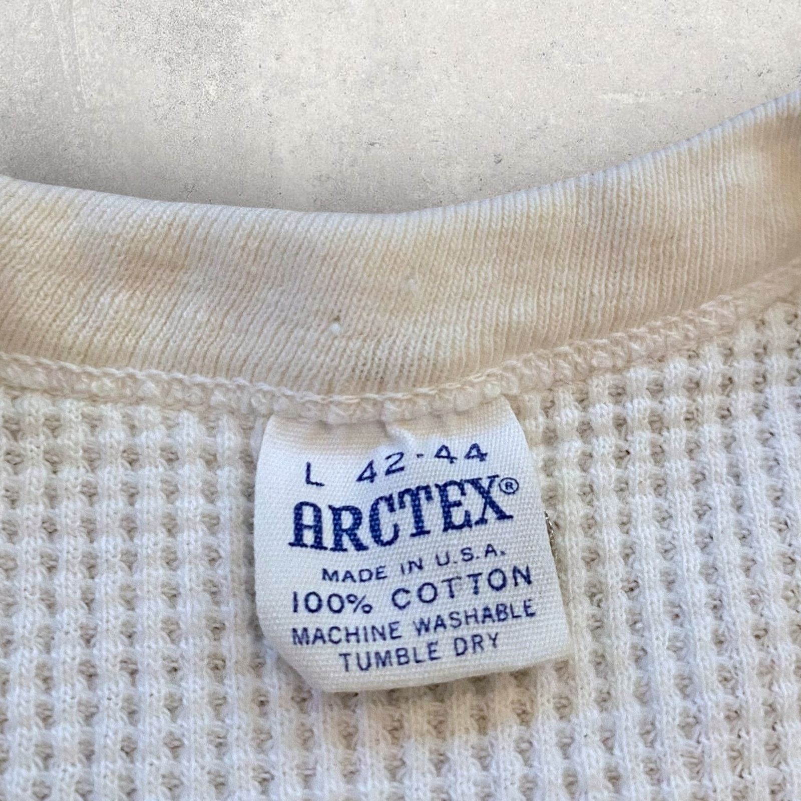 Vintage Vintage 80s Arctex Distressed Long Sleeve Thermal Shirt Size US M / EU 48-50 / 2 - 4 Thumbnail
