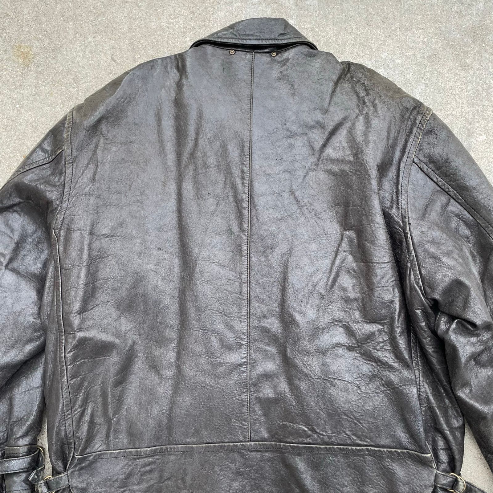 C.P. Company C.P. Company Massimo Osti Pelle Leather Jacket Black Mens L Size US L / EU 52-54 / 3 - 11 Thumbnail