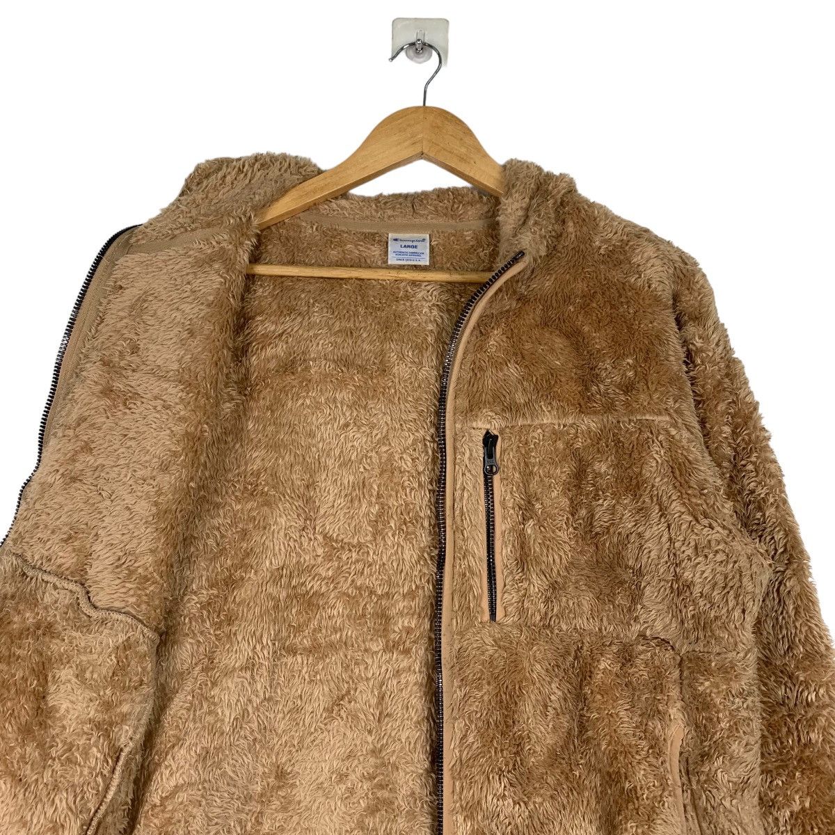 Champion CHAMPION Deep Pile Zipper Fleece Hoodie #1099-C50 Size US L / EU 52-54 / 3 - 10 Thumbnail