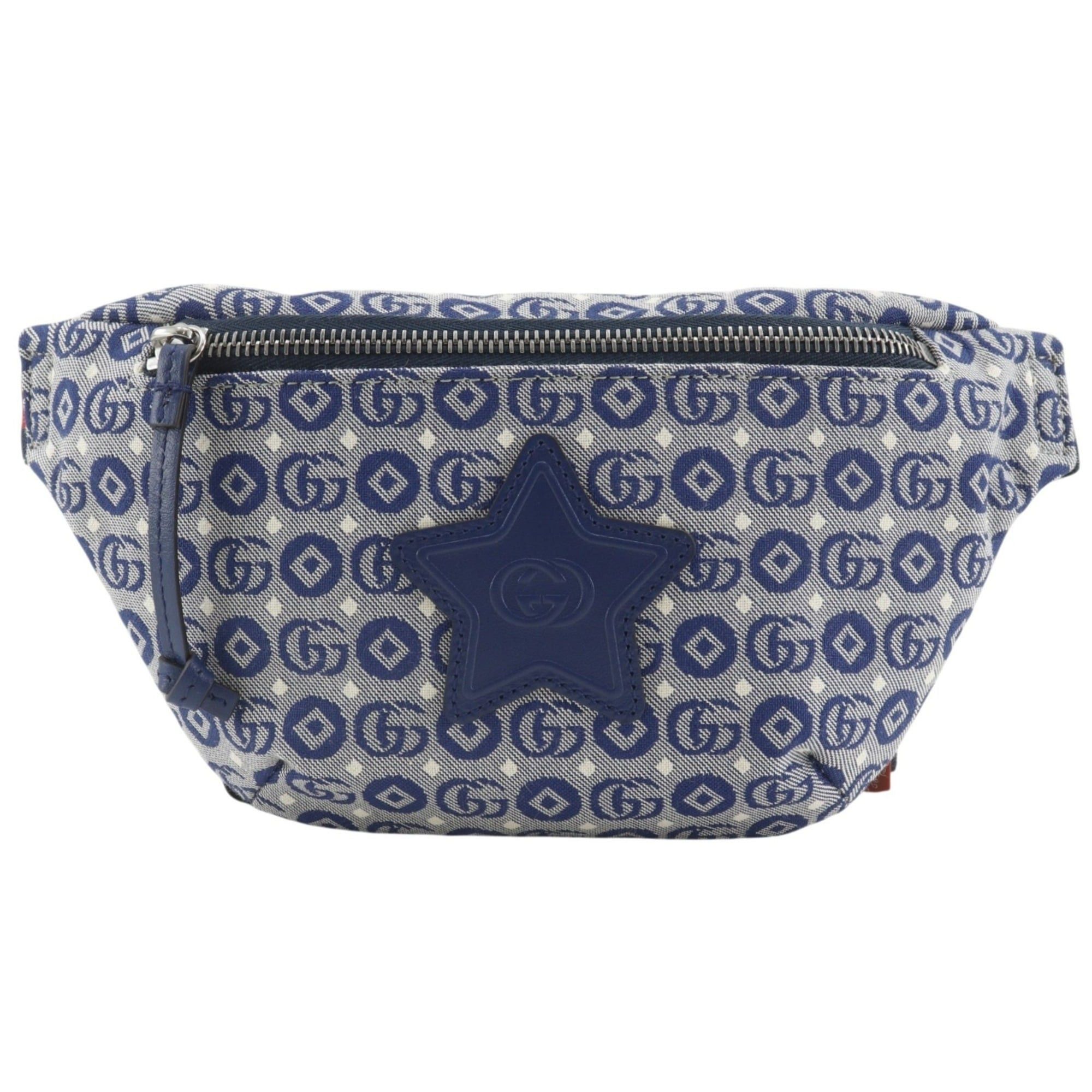 Gucci Gucci Children's Star Waist Bag GG 502095 Canvas Navy (Women's) Size ONE SIZE - 1 Thumbnail
