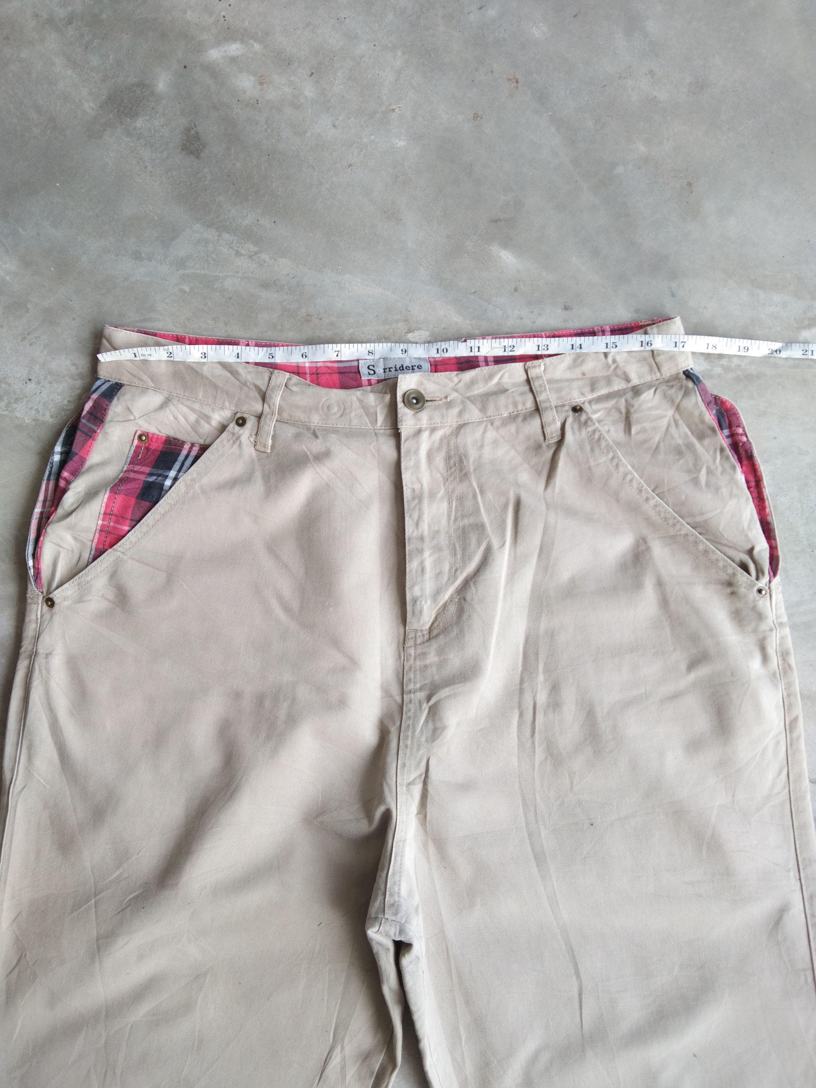 Japanese Brand Vintage Sorridere Avant-garde Style Loose Straight Pants Size US 34 / EU 50 - 5 Thumbnail