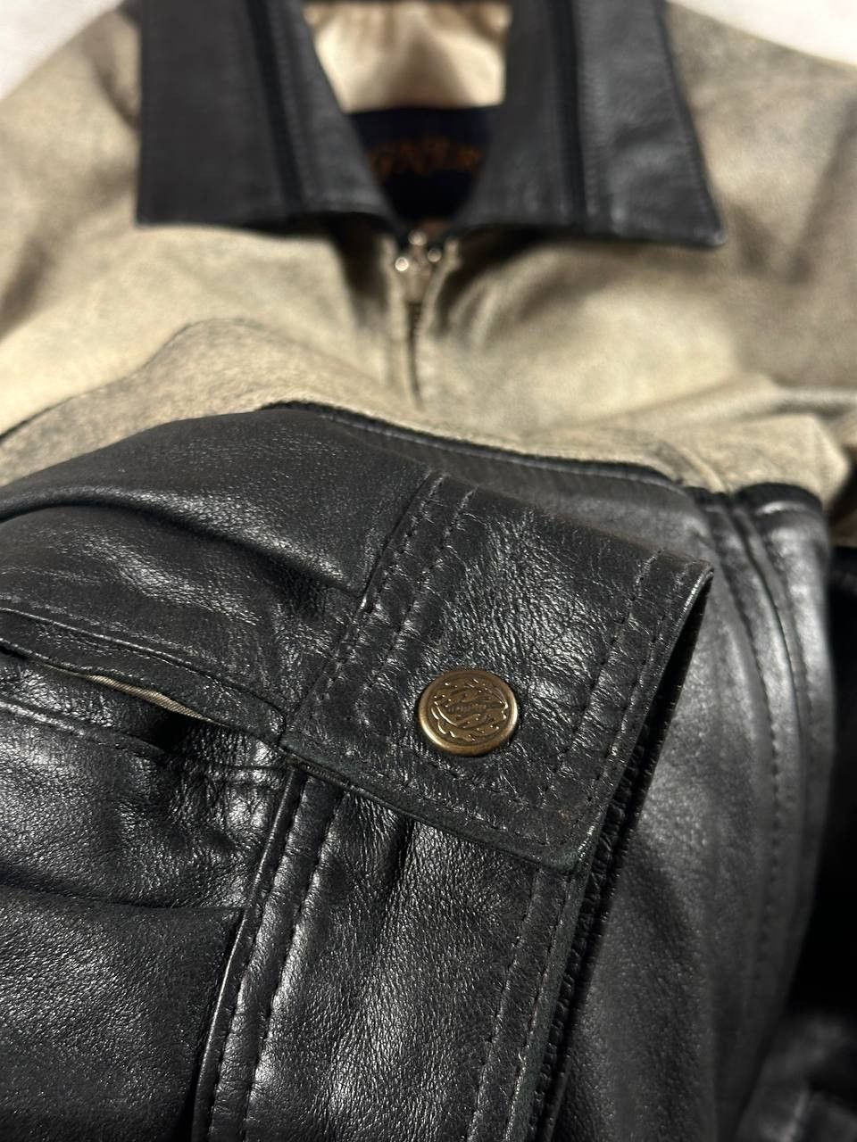 Bogner Bogner Vintage Leather Bomber Jacket Boxy Fit Size US M / EU 48-50 / 2 - 4 Thumbnail