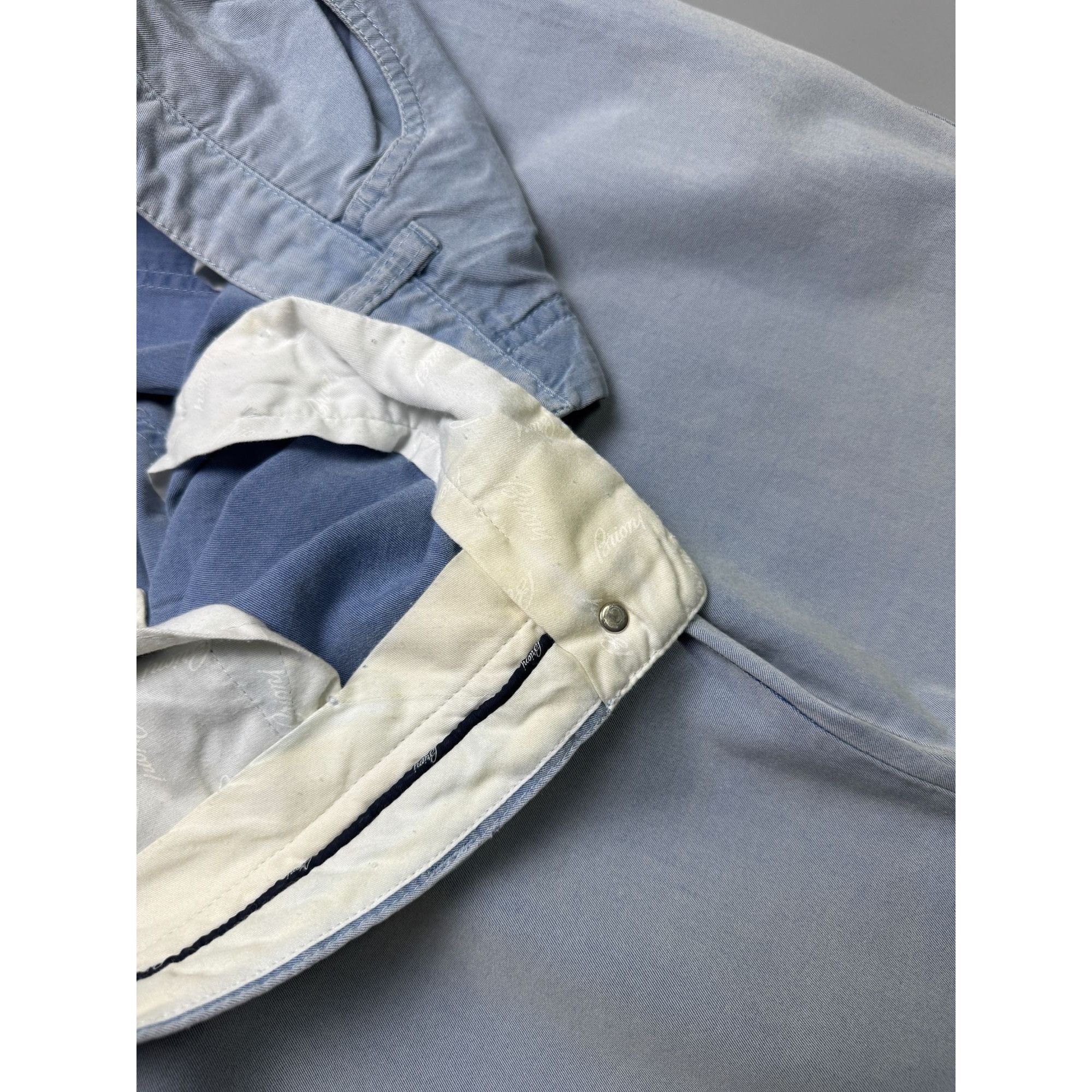 Brioni Brioni Stelvio Straight Cut Light Denim Jeans Pants (Y1143) Size US 34 / EU 50 - 7 Thumbnail