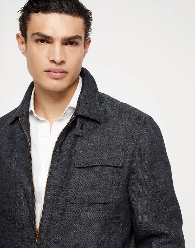 Brunello Cucinelli o1w1db10725 Jacket in Black Size US S / EU 44-46 / 1 - 2 Thumbnail