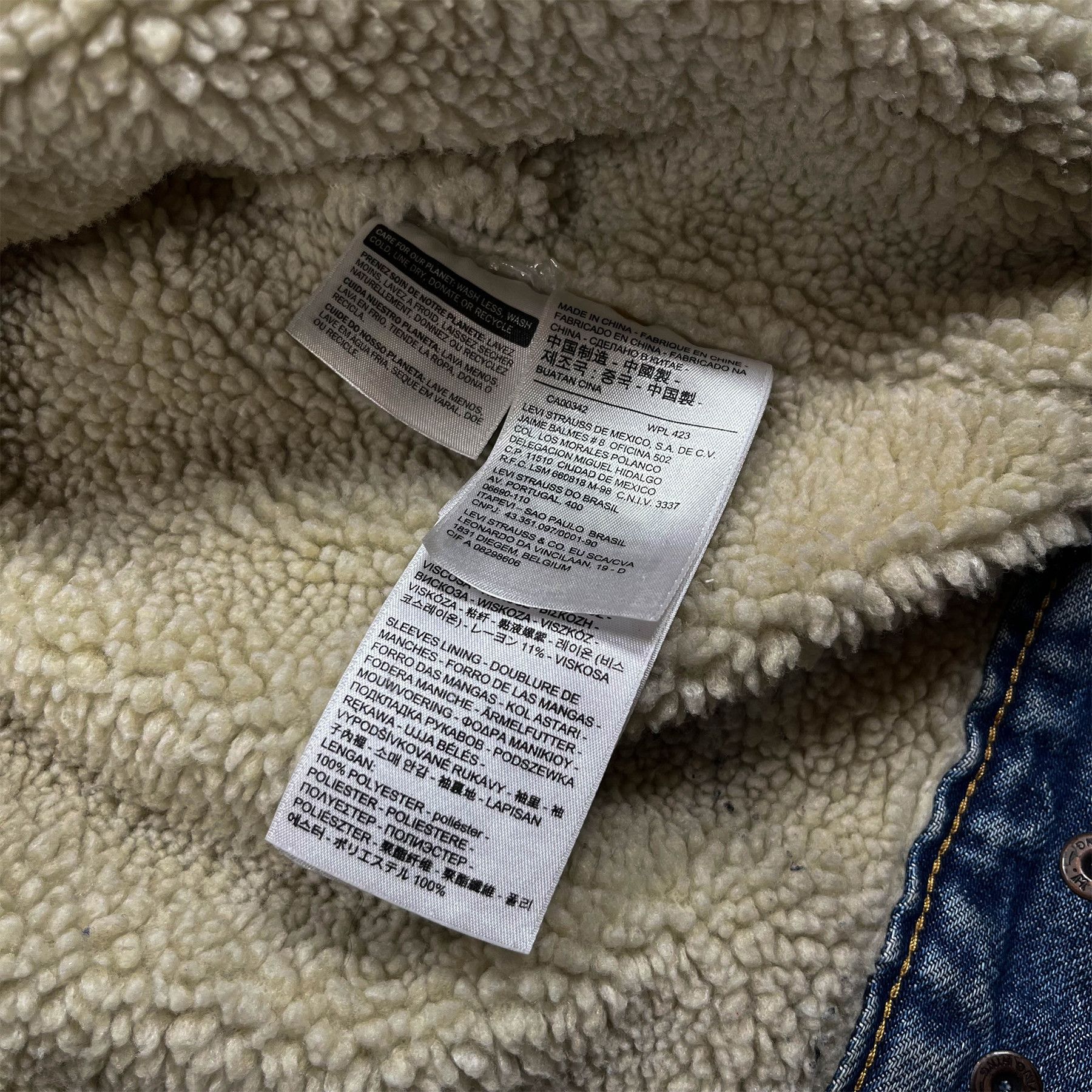 Levi's Levi´s classic denim jacket with fur inside • XS size Size XS / US 0-2 / IT 36-38 - 5 Thumbnail