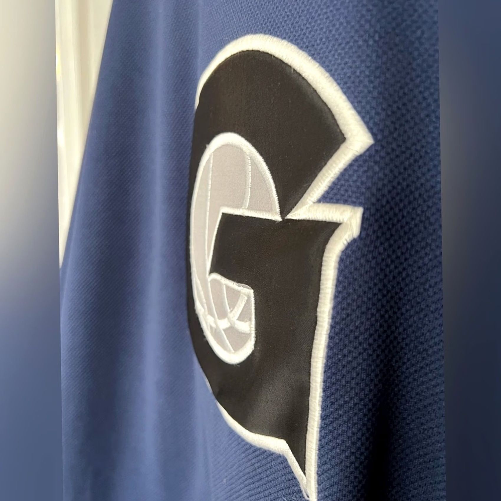 Nike VINTAGE Nike Georgetown Hoyas Warm Up Basketball Jersey Shirt Polo XL Men Blue Size US XL / EU 56 / 4 - 4 Thumbnail