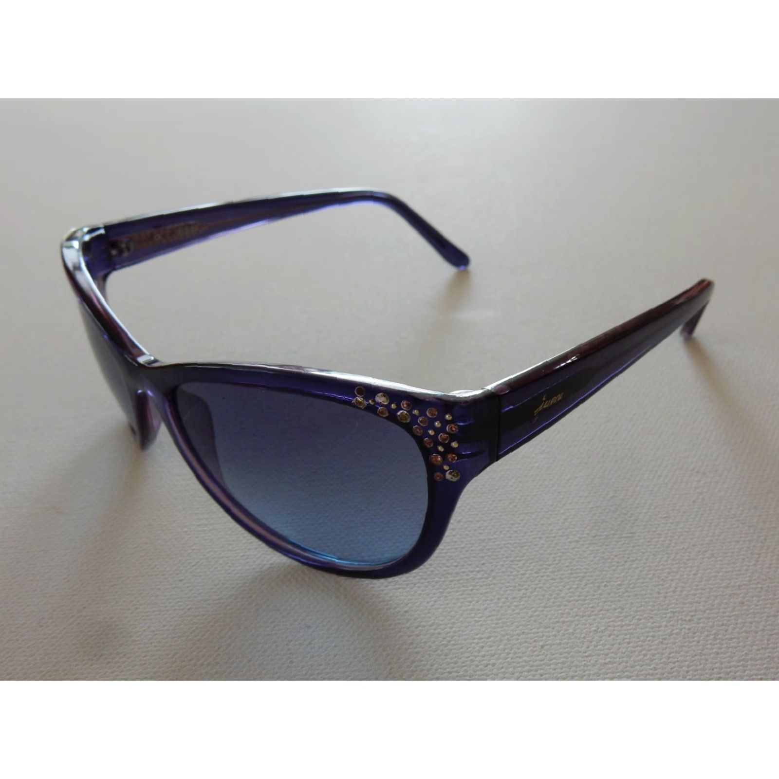 Guess GUESS Sunglasses Women Women's Style Missing Crystals Black Frame 59-17-135 BL-48 Size ONE SIZE - 3 Thumbnail