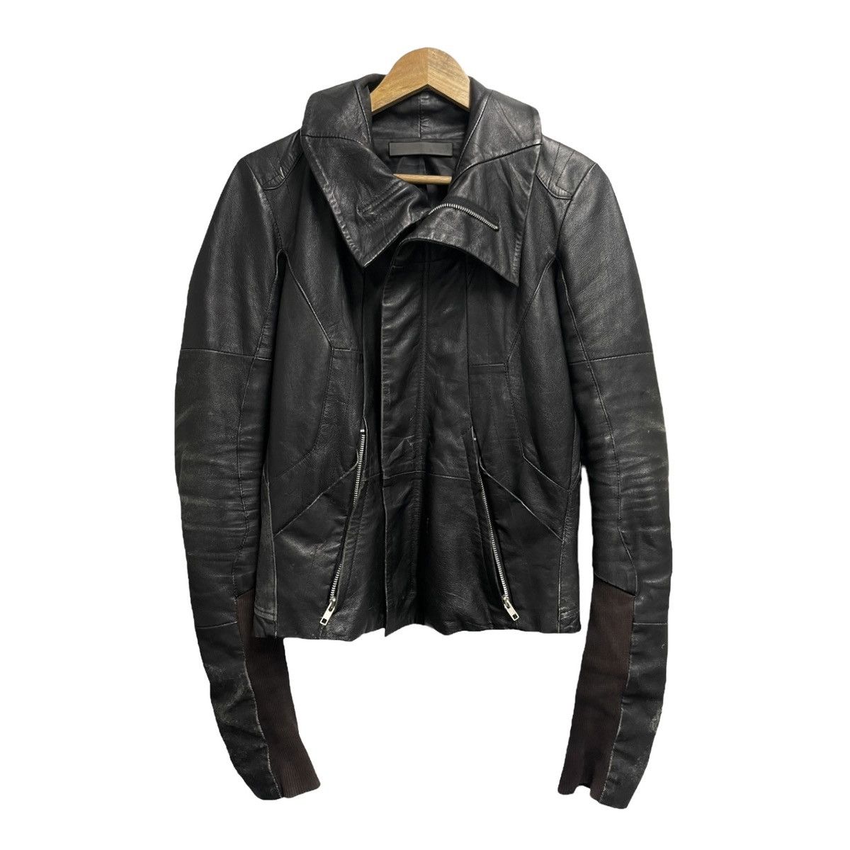 image of Ekam Leather Jacket in Black, Men's (Size Medium)